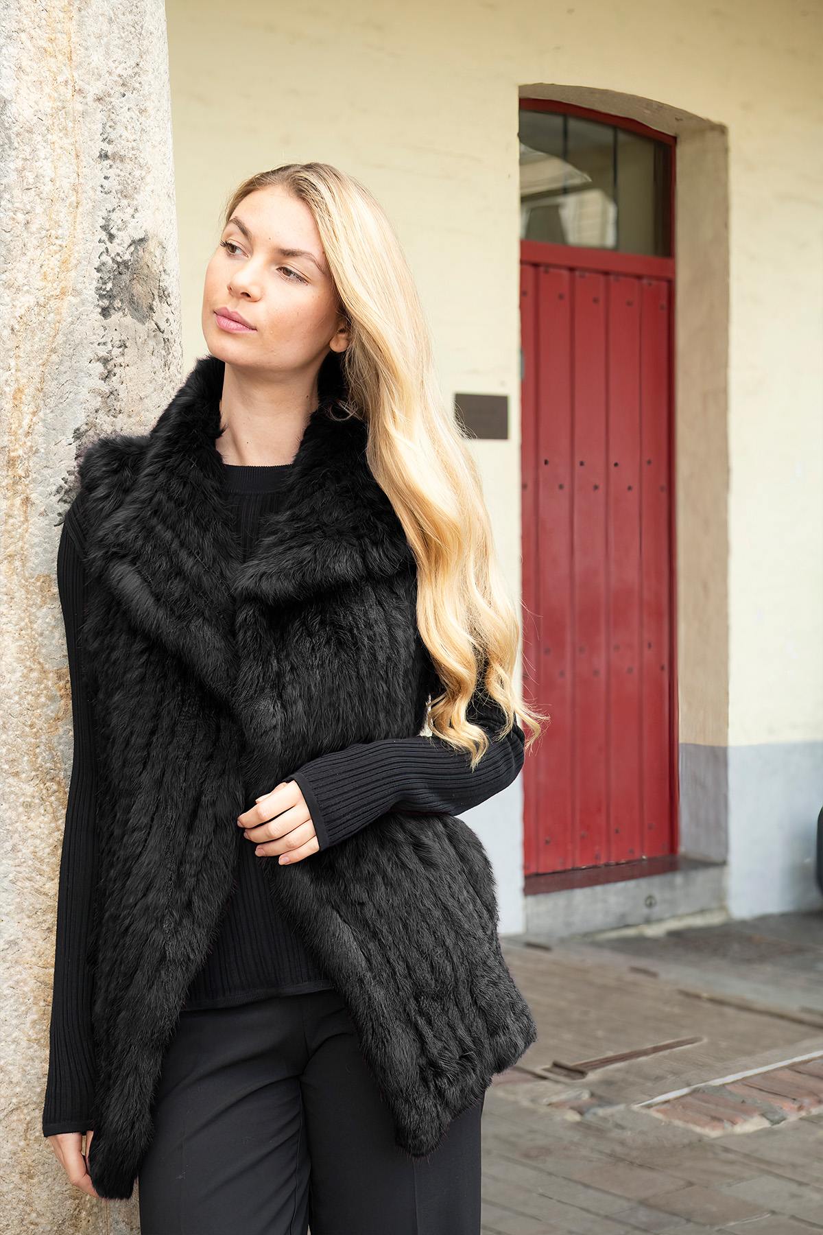 Blouson Femme Oakwood MOSCOW NOIR 501 — vue 4