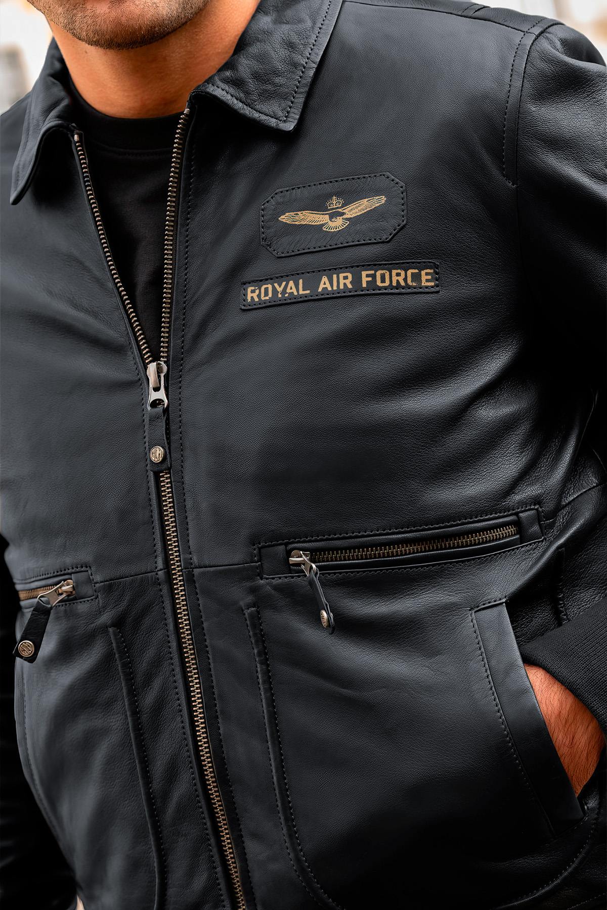 Herren Jacke Royal Air Force TRENCHARD NAVY — Ansicht 6