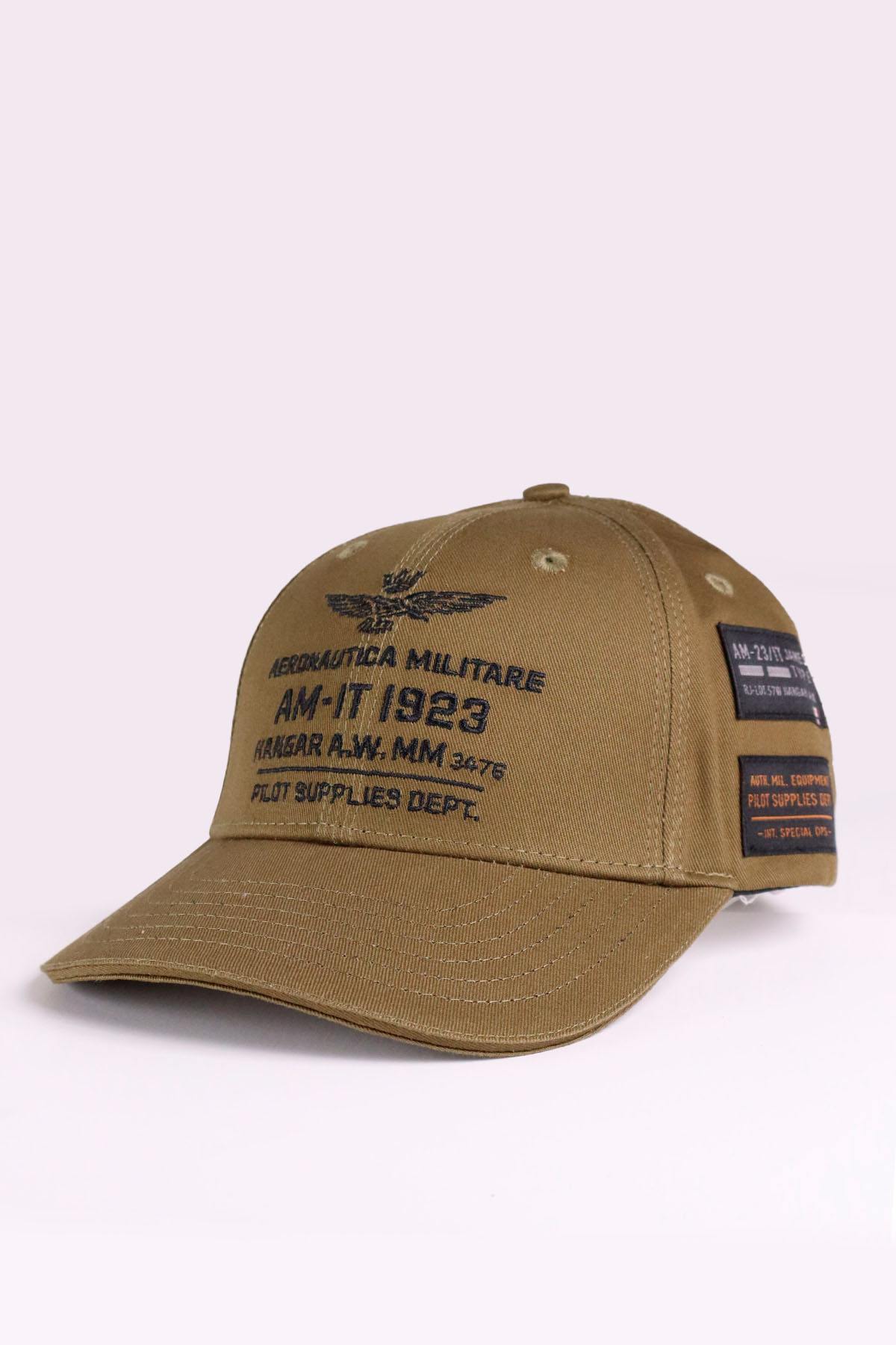 Gorra Hombre Aeronautica Militare HA1223CT3299 07198 DARK OLIVE — vista 1