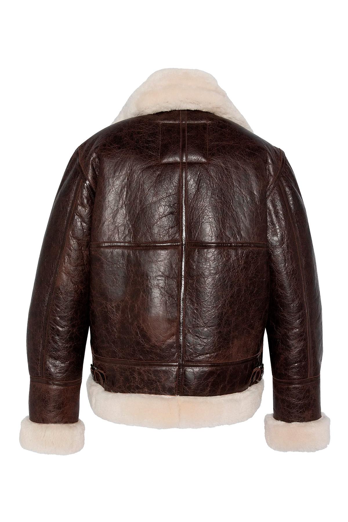 Herren Jacke Schott LC1259CRACK BROWN — Ansicht 6