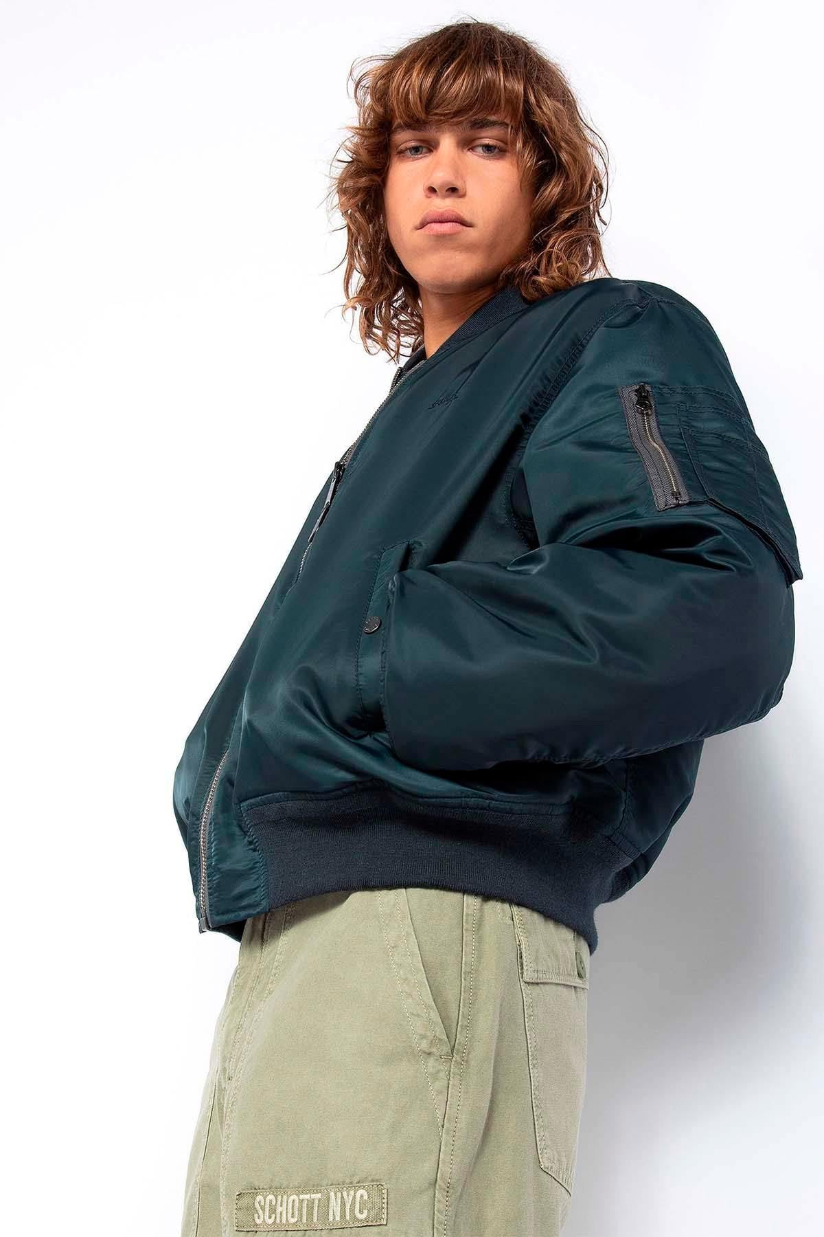 Herren Jacke Schott AIRFORCE90RS NAVY  — Ansicht 5