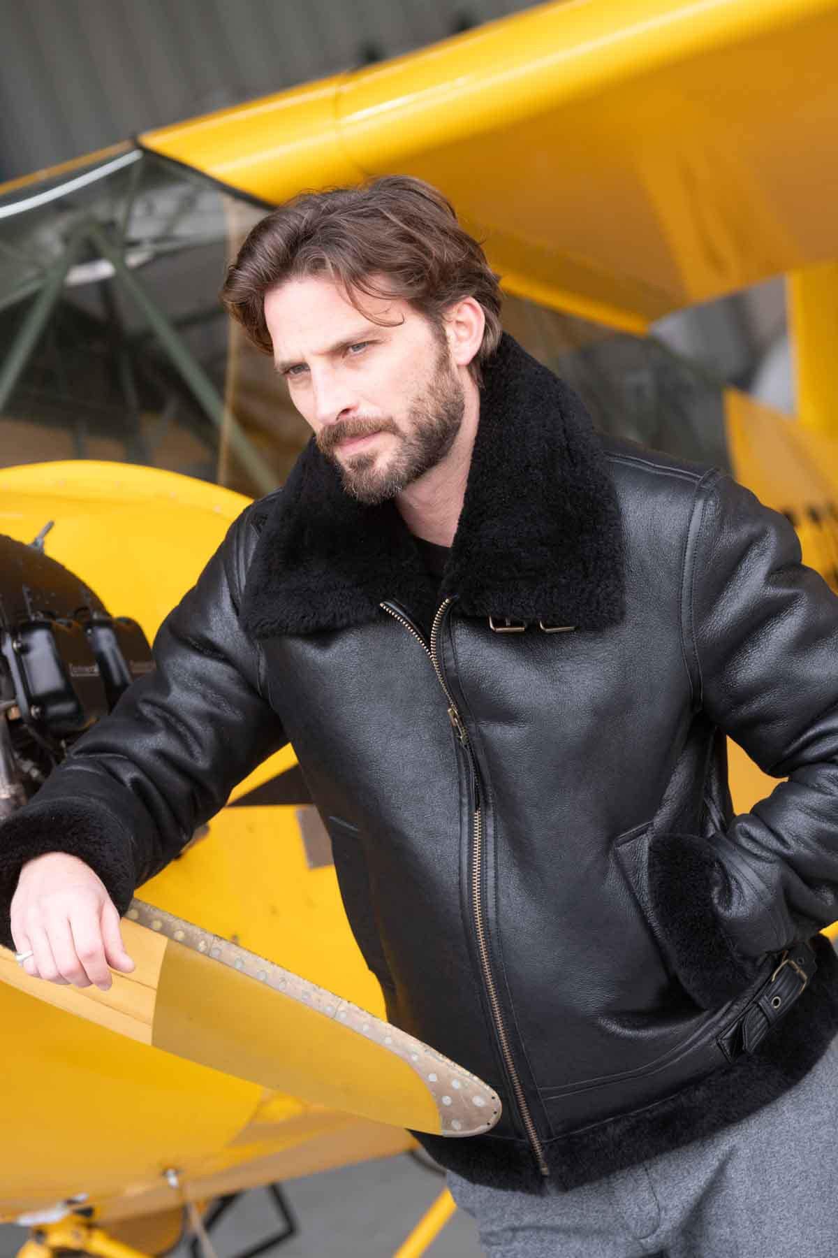 Chaqueta Hombre Cityzen BERLIN BLACK — vista 3
