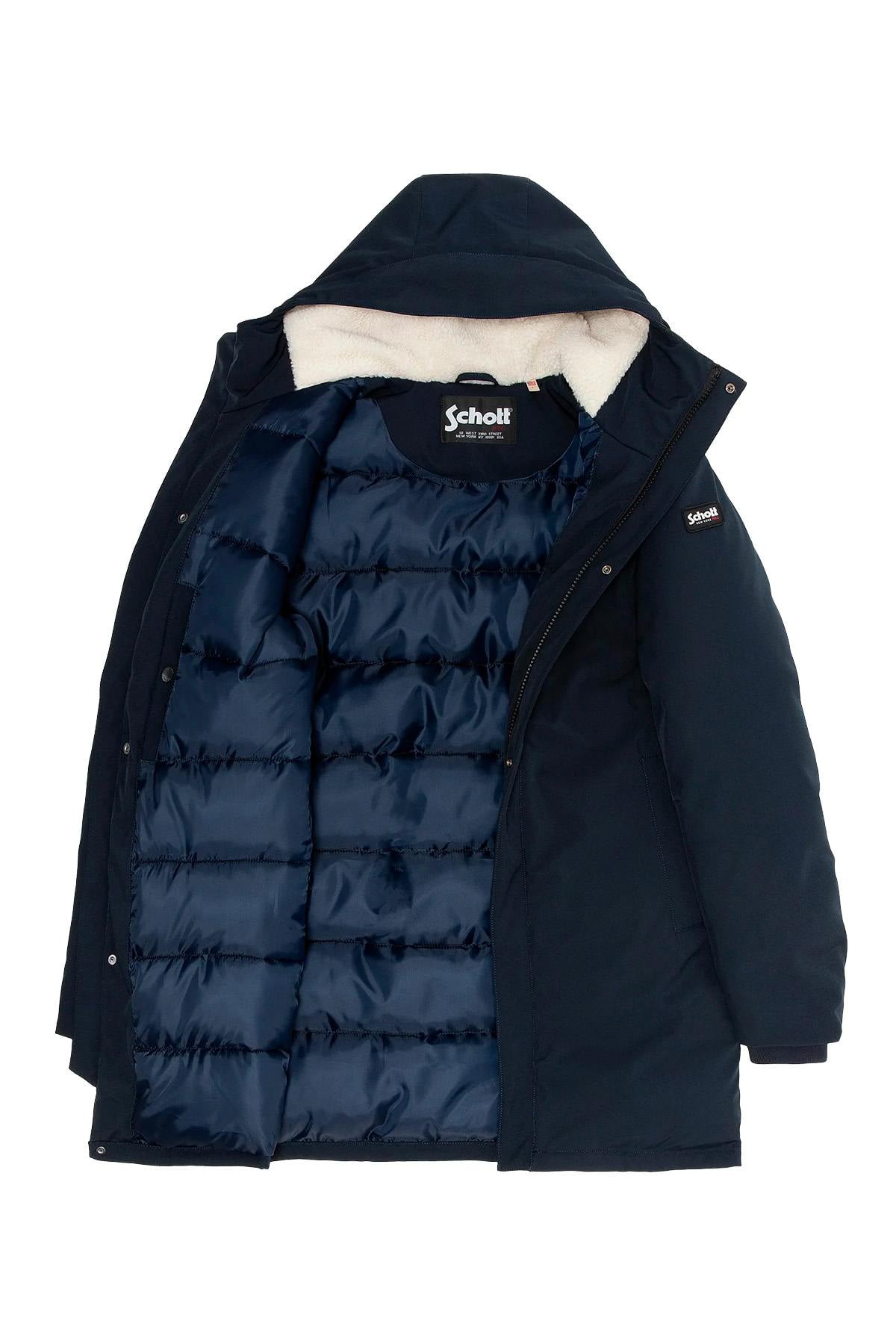 Herren Mantel Schott ELJIN NAVY — Ansicht 6