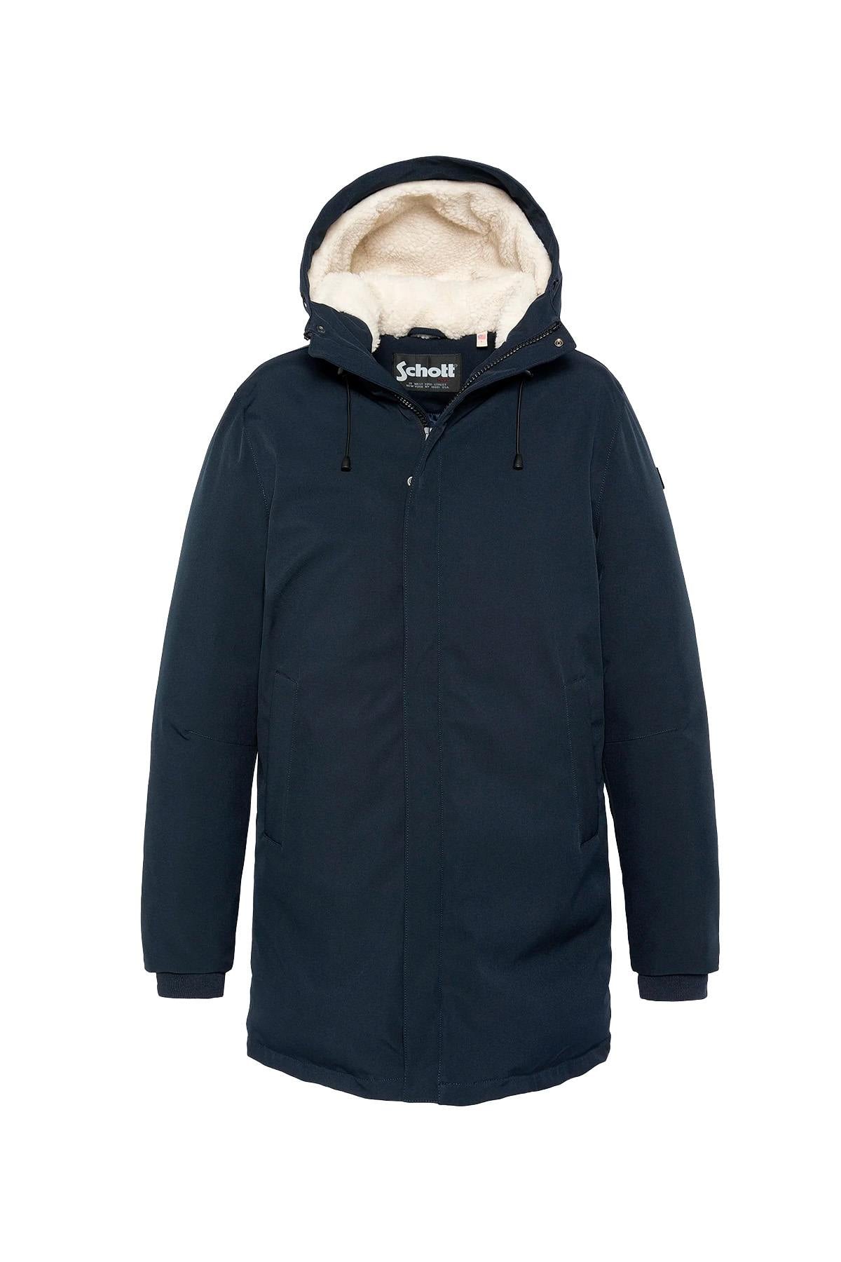 Herren Mantel Schott ELJIN NAVY — Ansicht 5