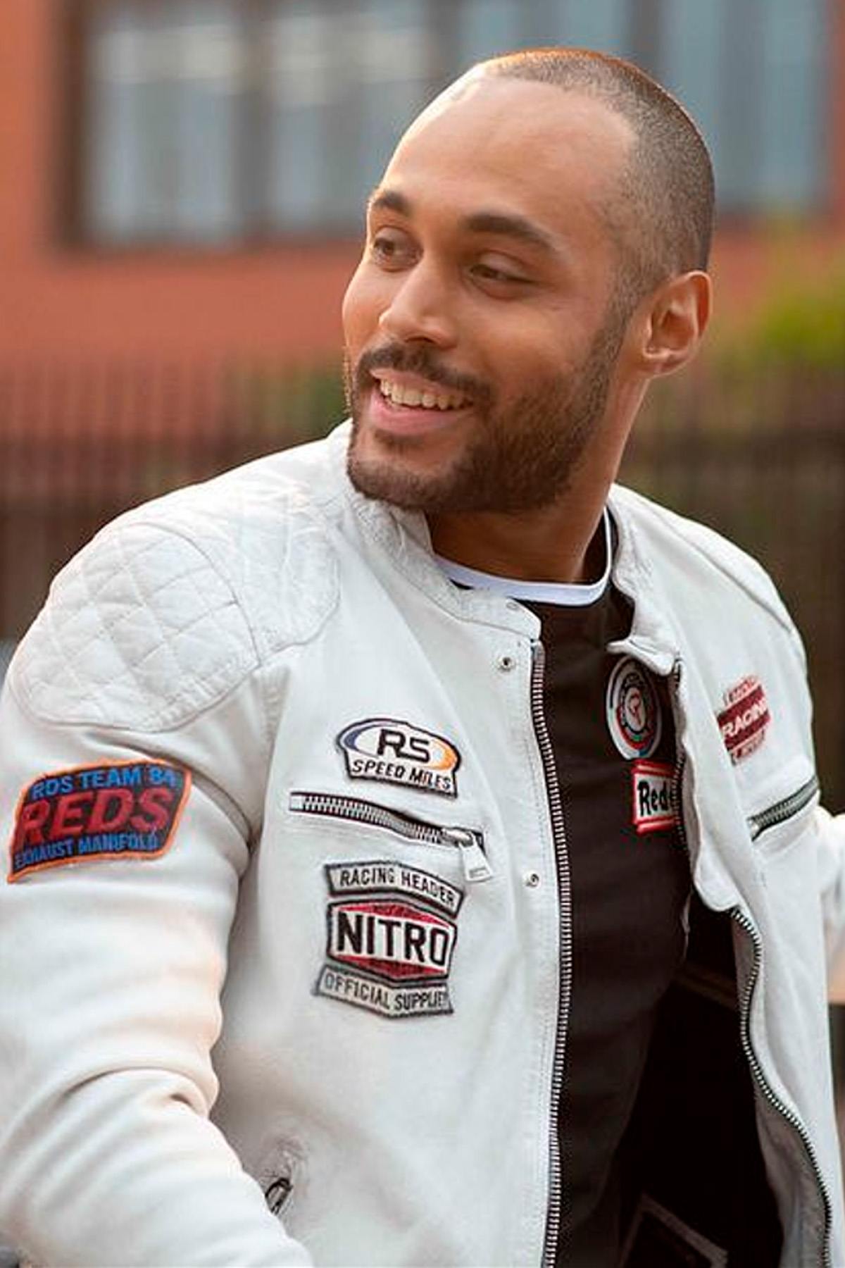 Chaqueta Hombre Redskins NITRO BARCELONA WHITE — vista 2
