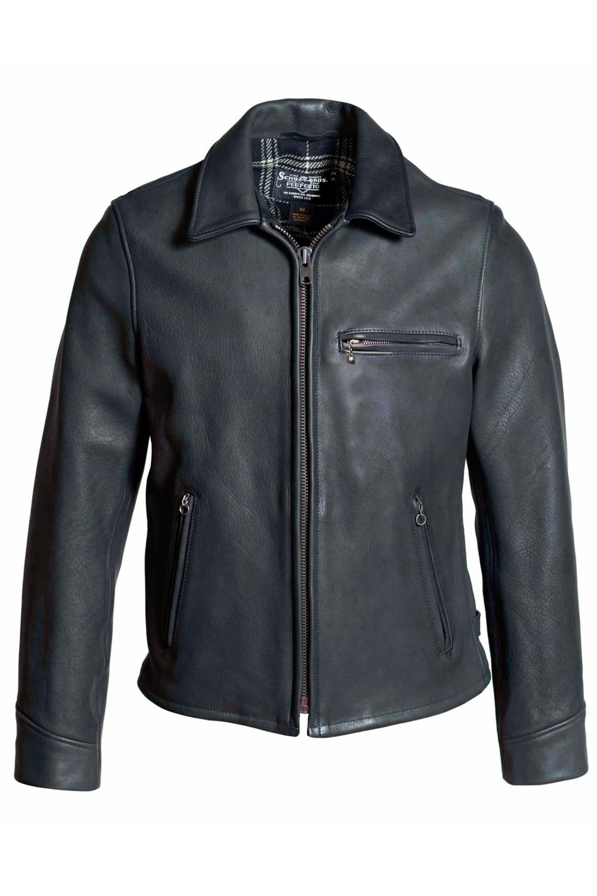 Herren Jacke Schott P693 BLACK — Ansicht 1