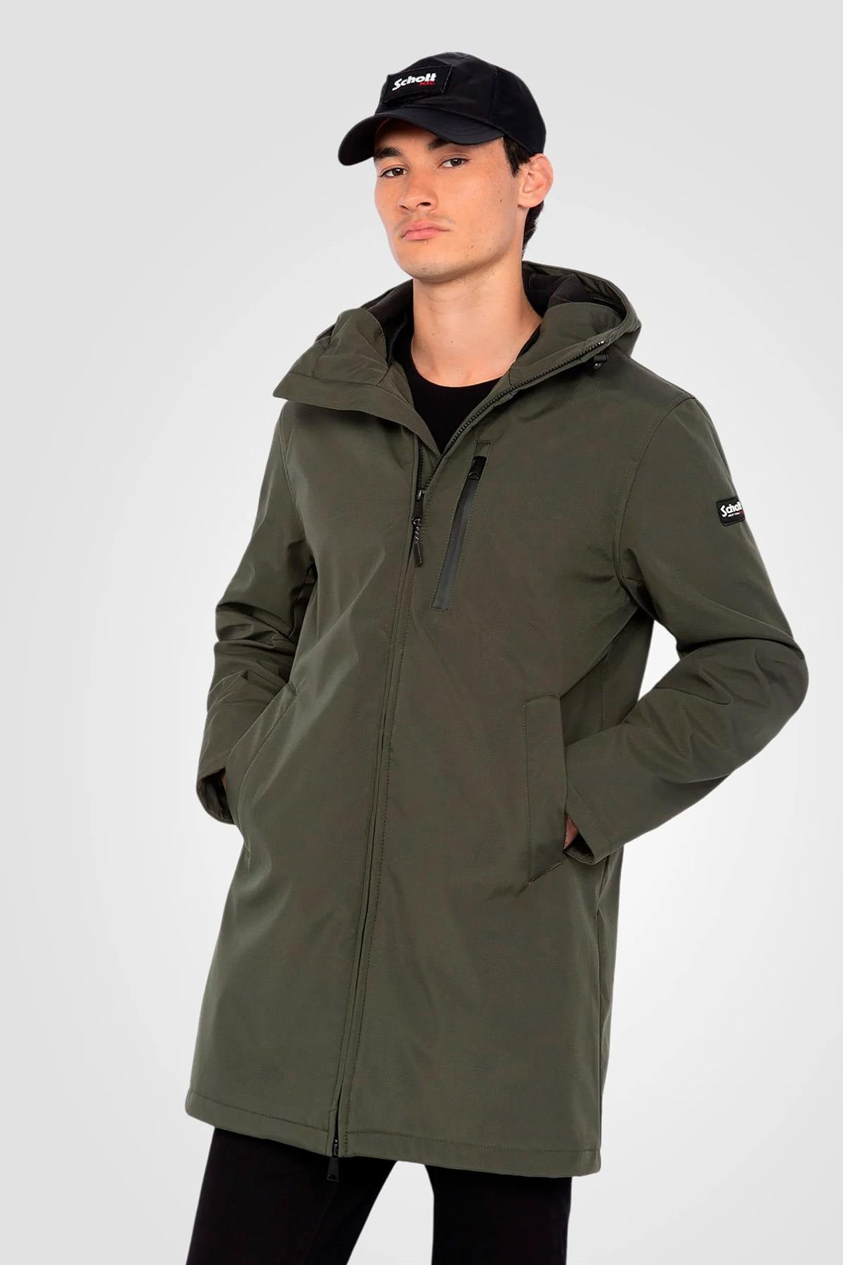 Veste Homme Schott KALVIN KAKI — vue 1