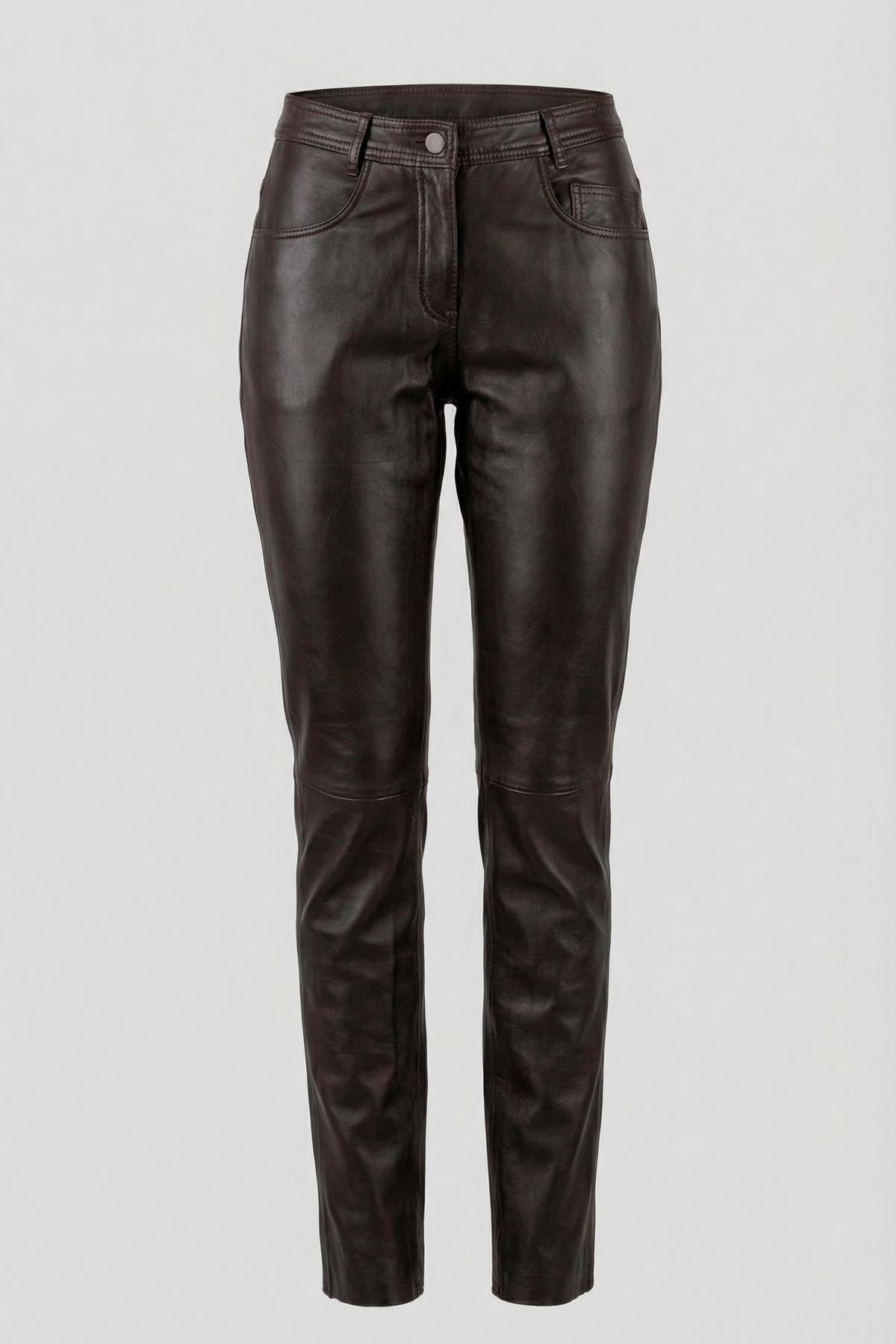 Pantalon Femme Cityzen BERGAME BROWN — vue 4