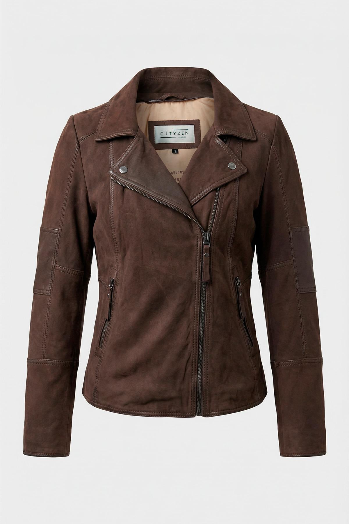 Blouson Femme Cityzen AUSTIN NUBUCK BROWN — vue 5