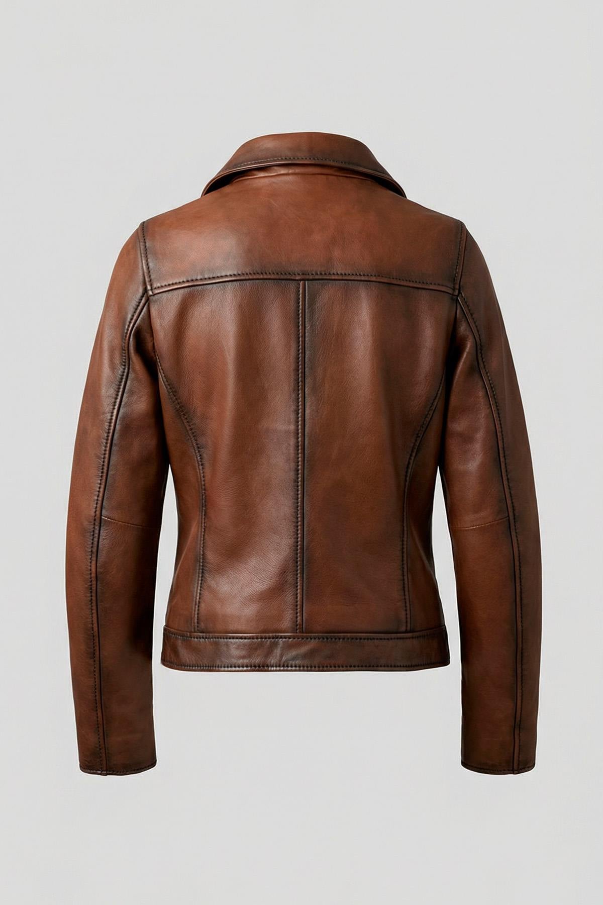Blouson Femme Cityzen KANAZAWA COGNAC — vue 7