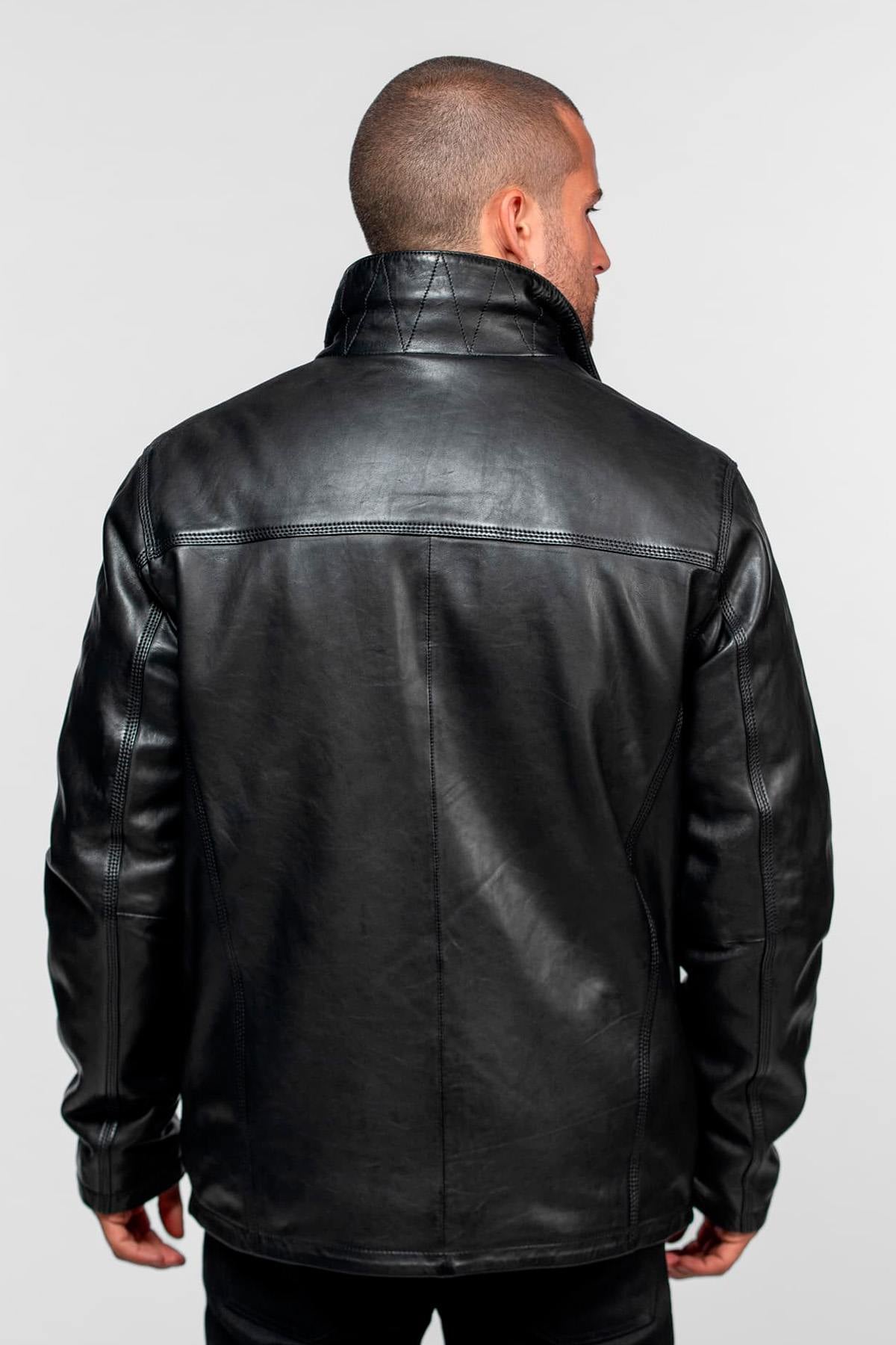 Veste Homme Daytona DARWIN IC LAMB ZENITH BLACK — vue 2