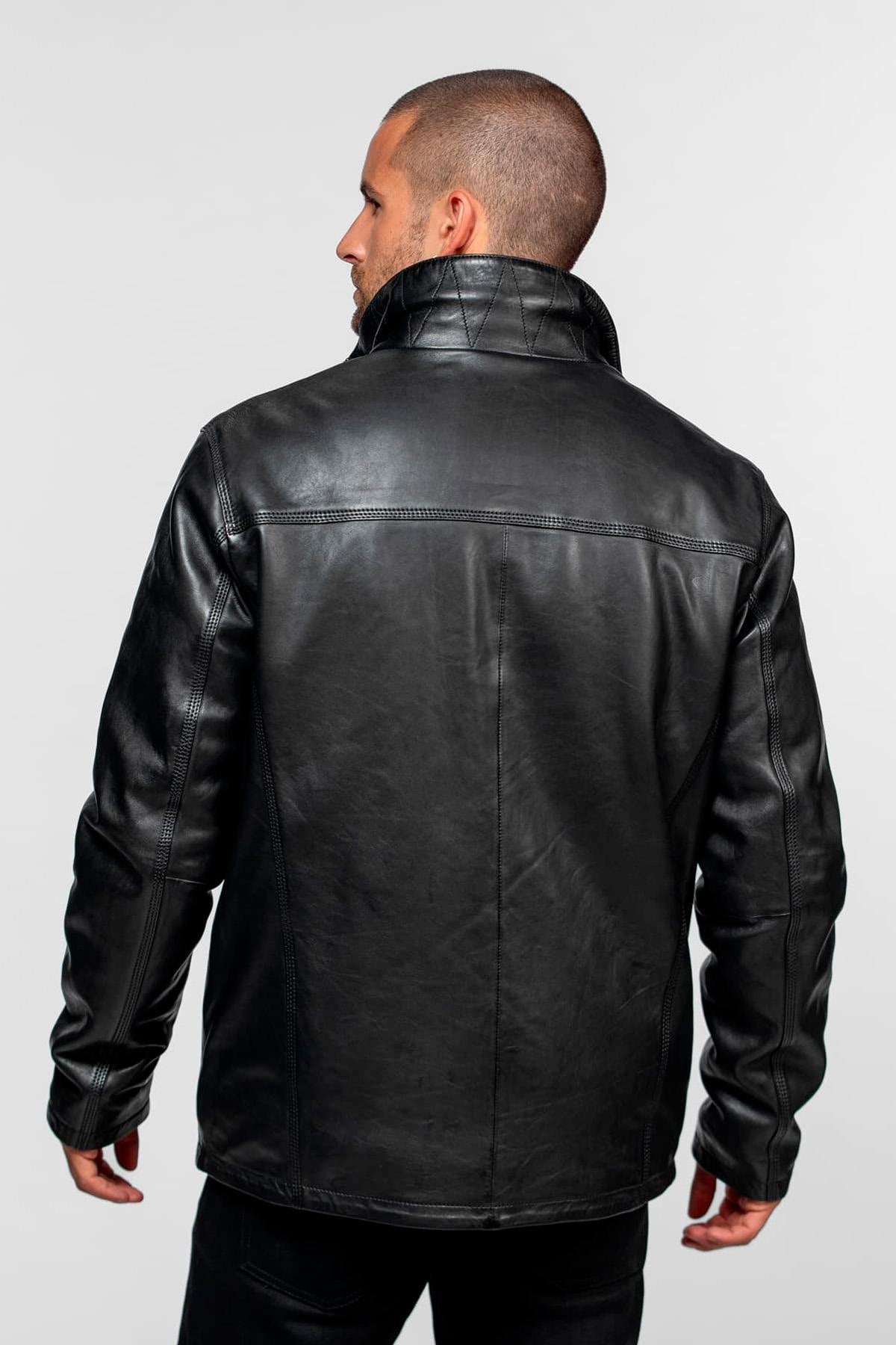 Veste Homme Daytona DARWIN IC LAMB ZENITH BLACK — vue 6
