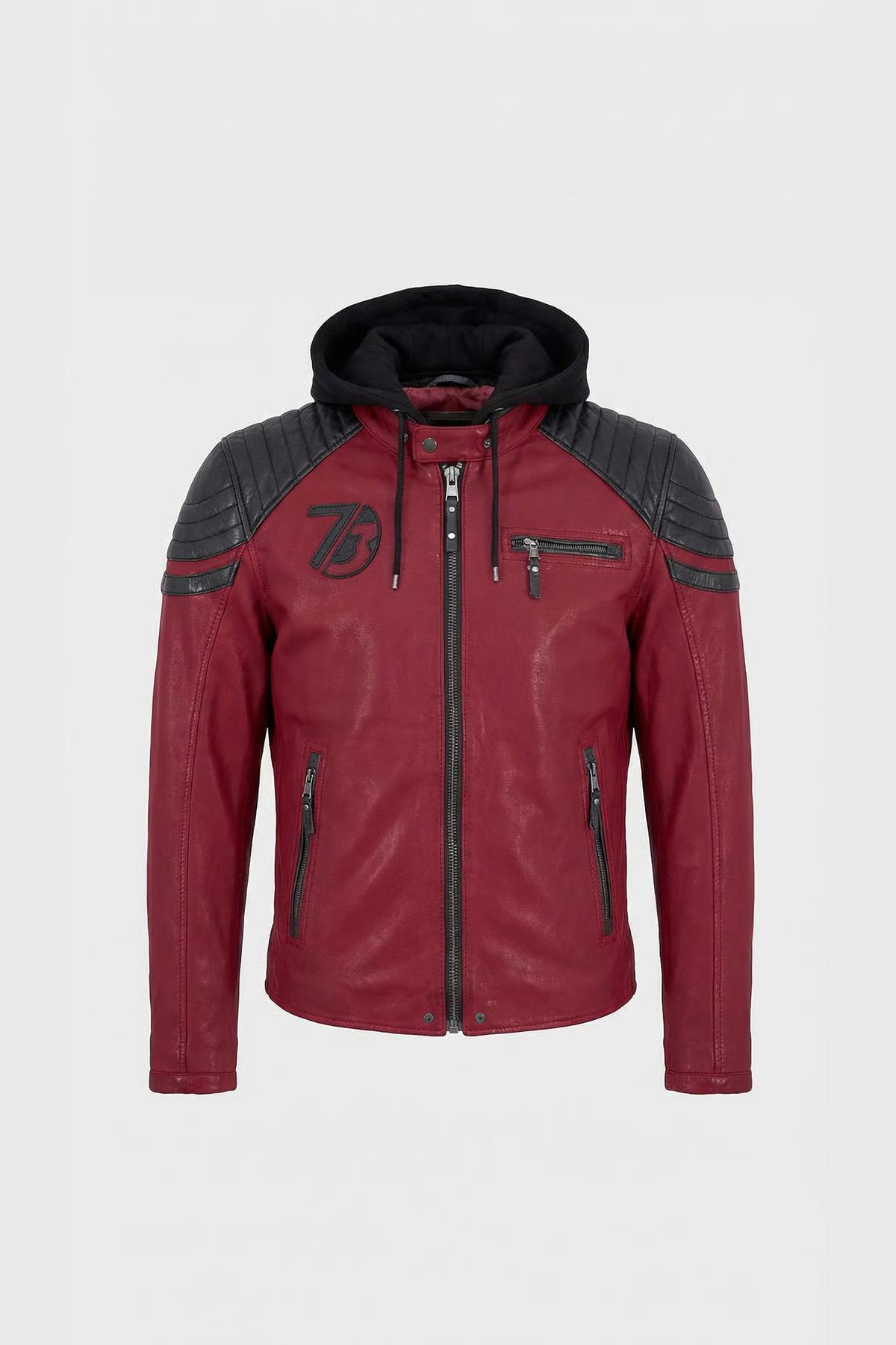 Giacche Uomo Daytona DODDS HOOD LAMB VITA SYRAH — vista 2