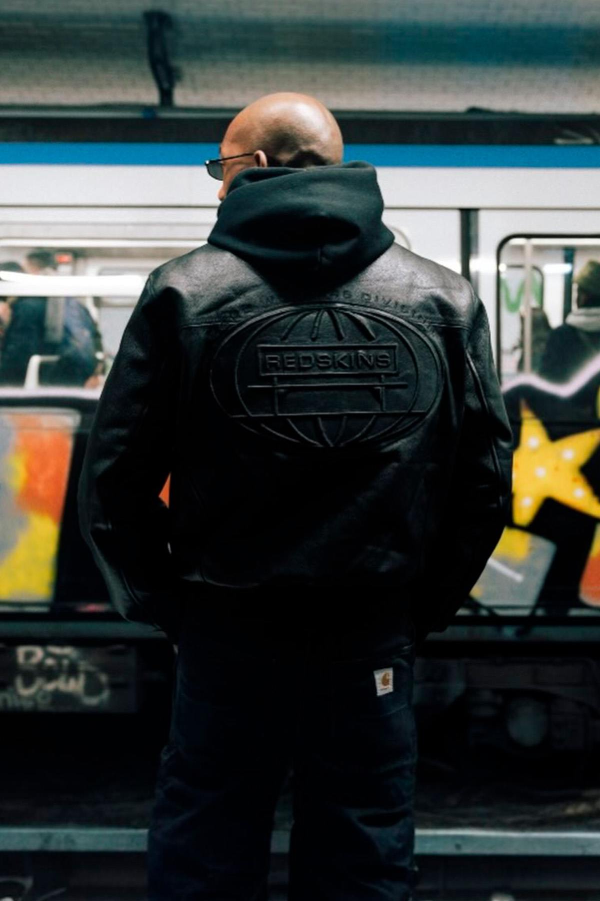 Herren Jacke Redskins JACKER COHIBA BLACK — Ansicht 12