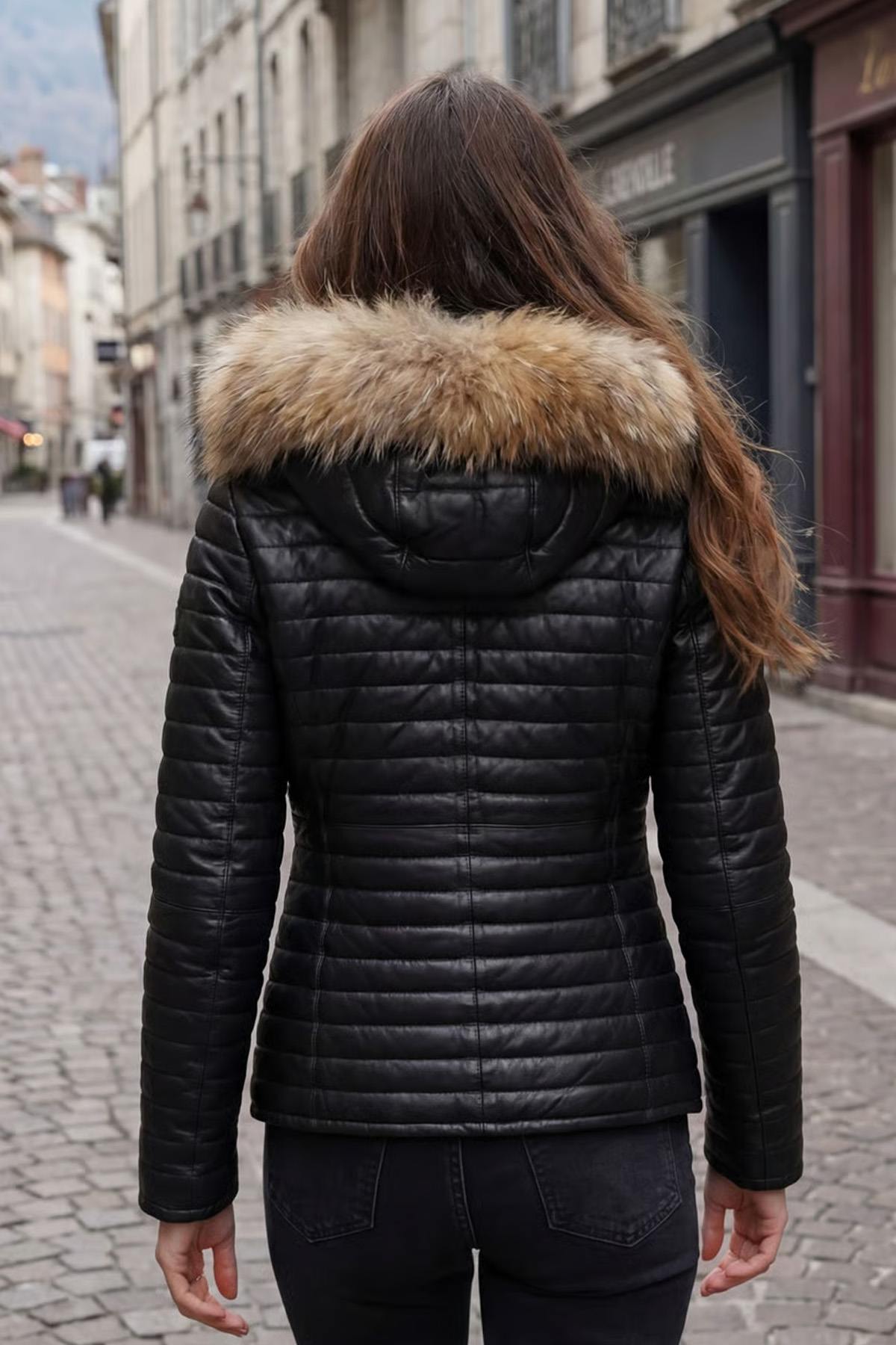 Damen Mantel Oakwood MANDY NOIR NATUREL — Ansicht 2