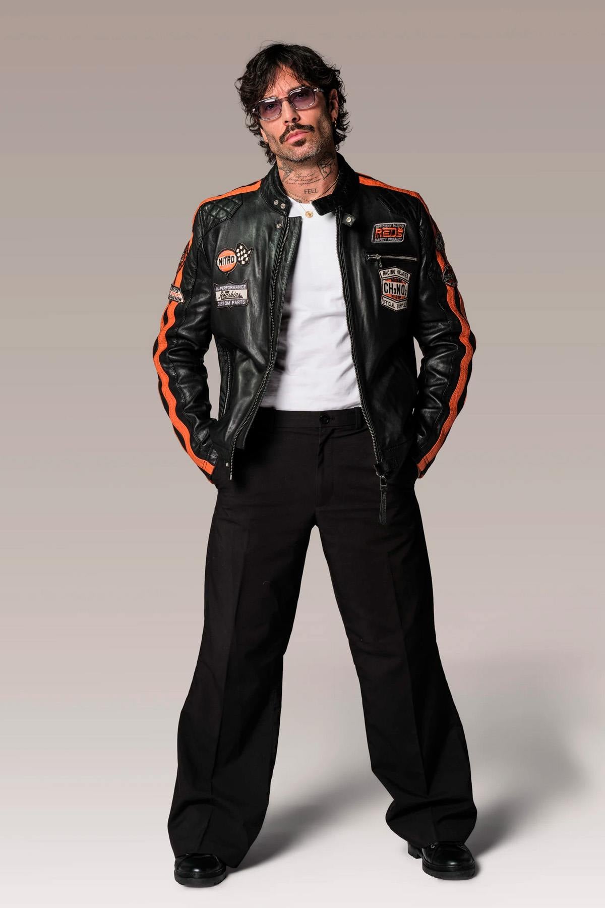 Herren Jacke Redskins RIPPER CALISTA BLACK ORANGE — Ansicht 2