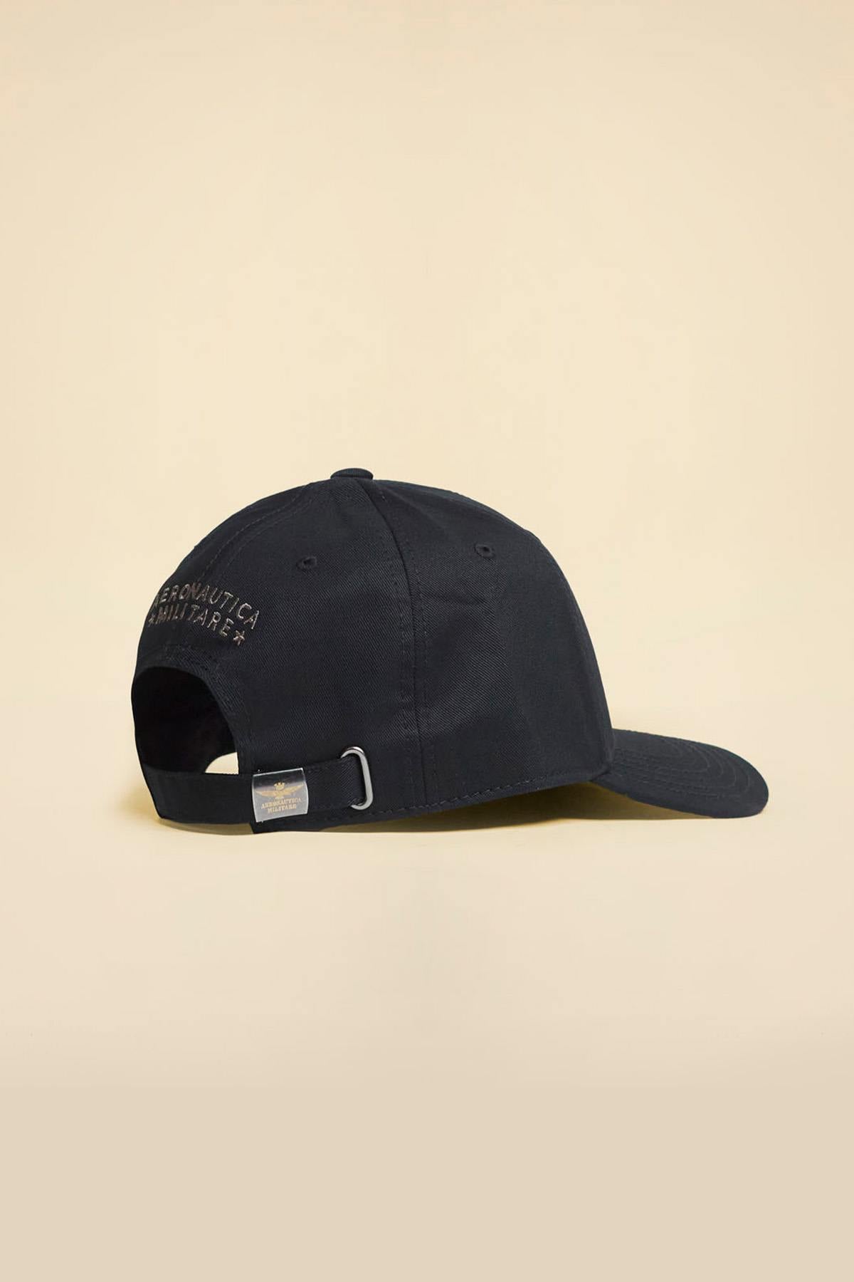 Gorra Hombre Aeronautica Militare HA1100UCT02848 34300 JET BLACK — vista 3