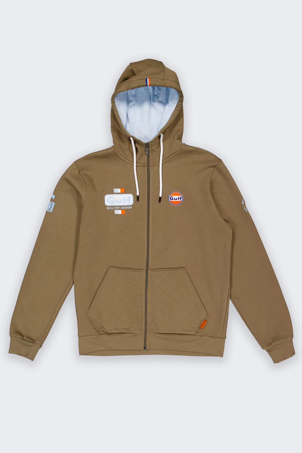 Herren Pullover/sweatshirt Gulf SWEATSHIRT GULF SSM03-324 OLIVE — Ansicht 3