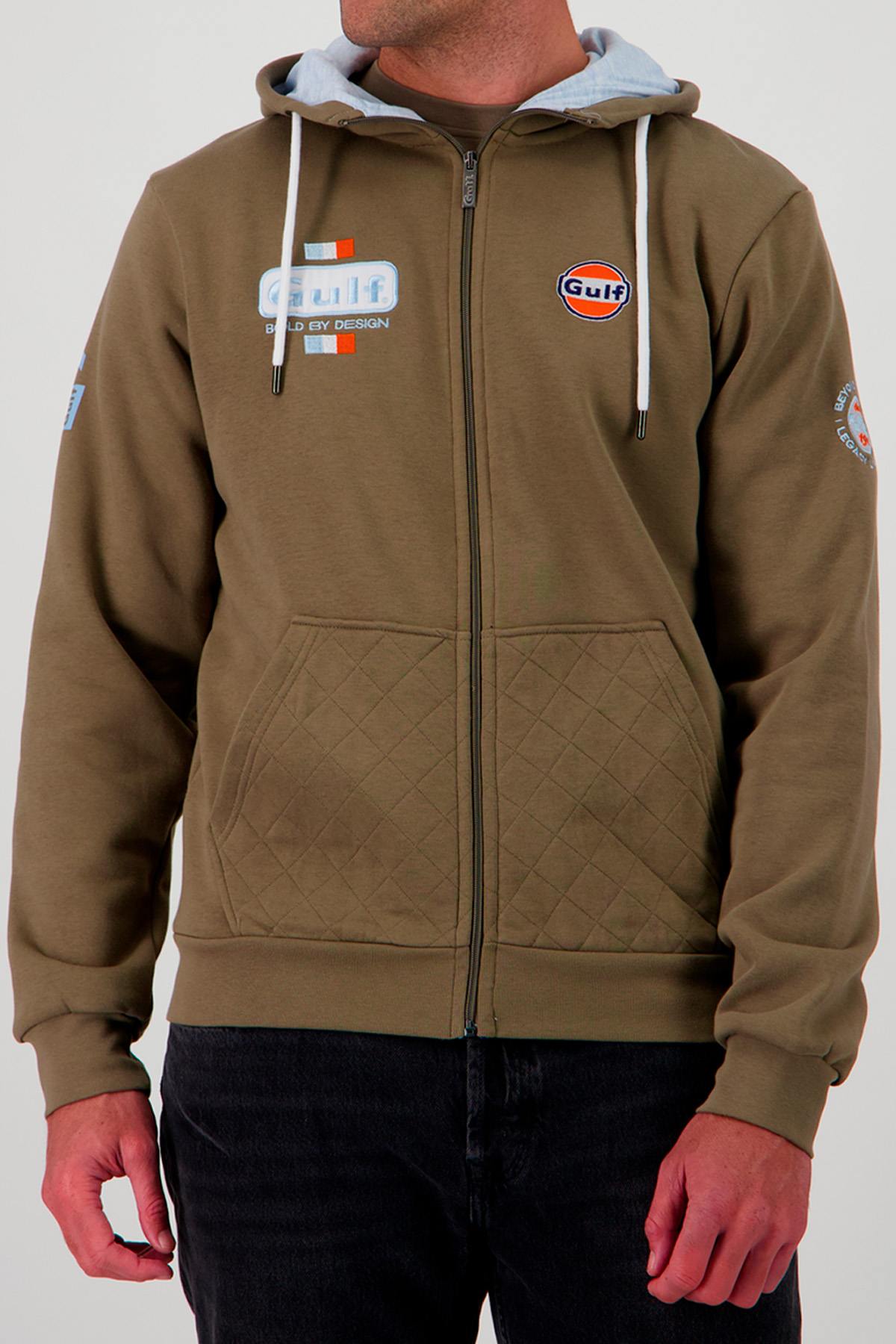 Herren Pullover/sweatshirt Gulf SWEATSHIRT GULF SSM03-324 OLIVE — Ansicht 1