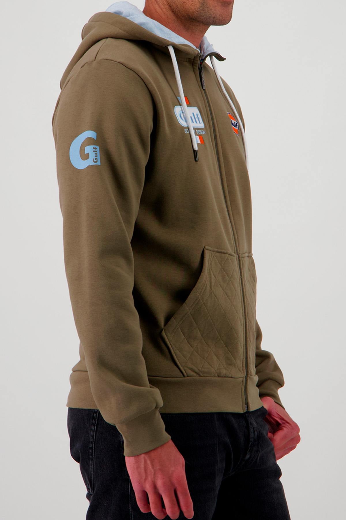 Herren Pullover/sweatshirt Gulf SWEATSHIRT GULF SSM03-324 OLIVE — Ansicht 5