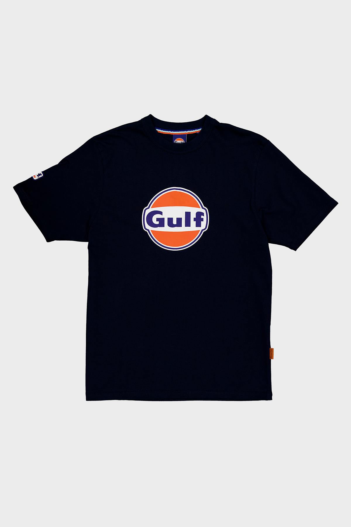 T-shirt Uomo Gulf TEE SHIRT GULF TSM05-100 NAVY — vista 4