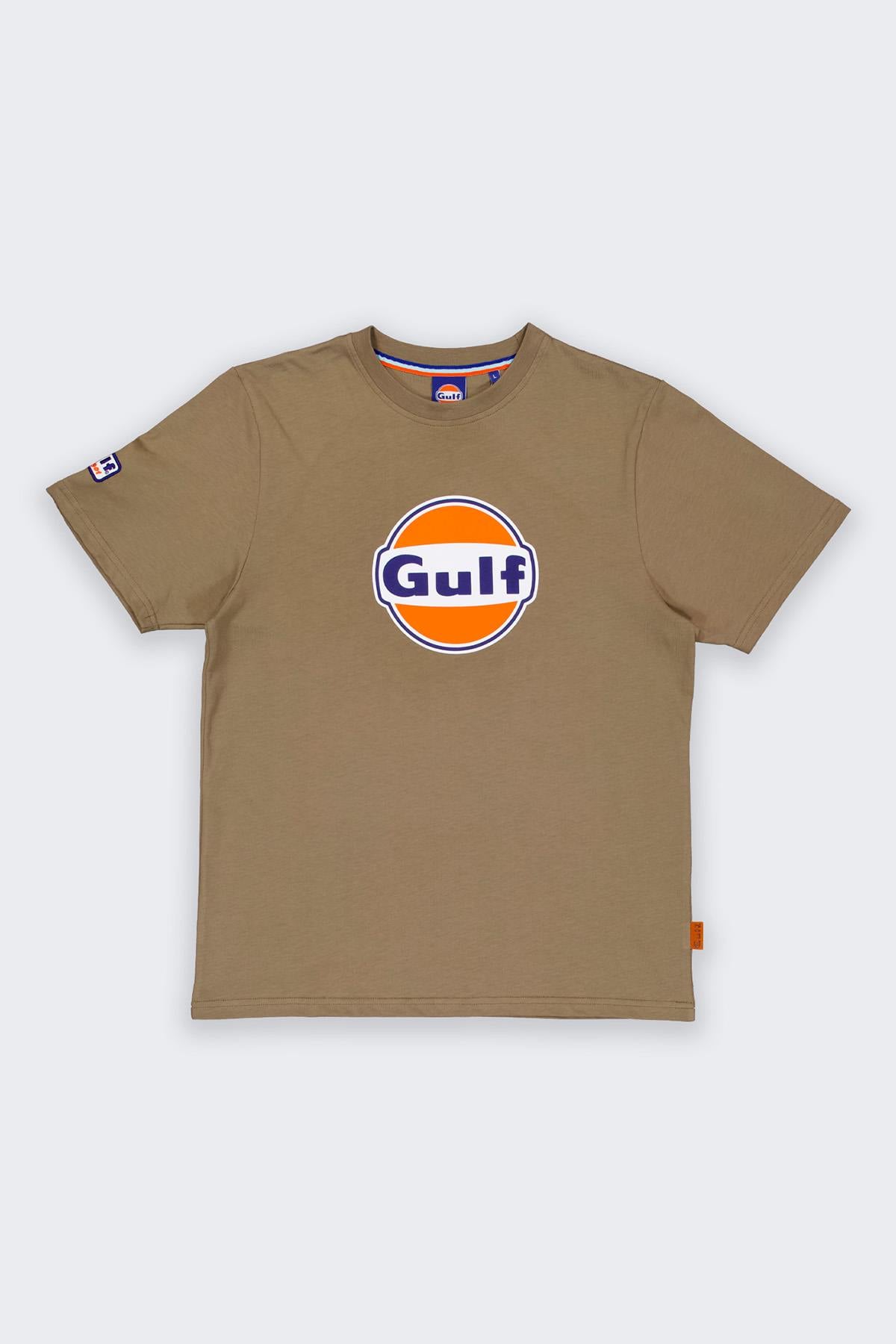 T-shirt Uomo Gulf TEE SHIRT GULF TSM05-324 OLIVE — vista 4