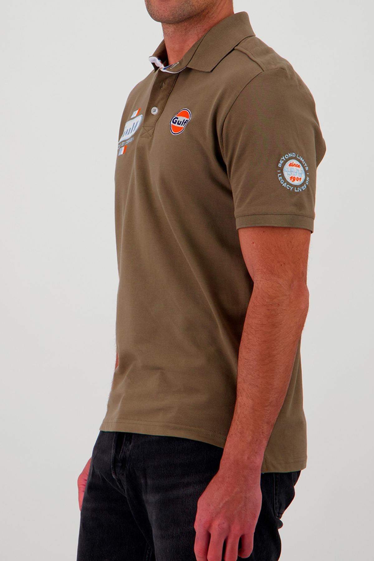 Polo Uomo Gulf POLO GULF POM01-324 OLIVE — vista 3