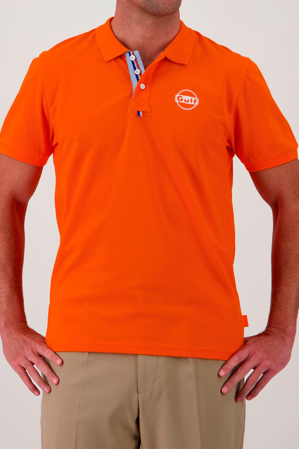 Polo Uomo Gulf POLO GULF POM08-700 ORANGE — vista 1