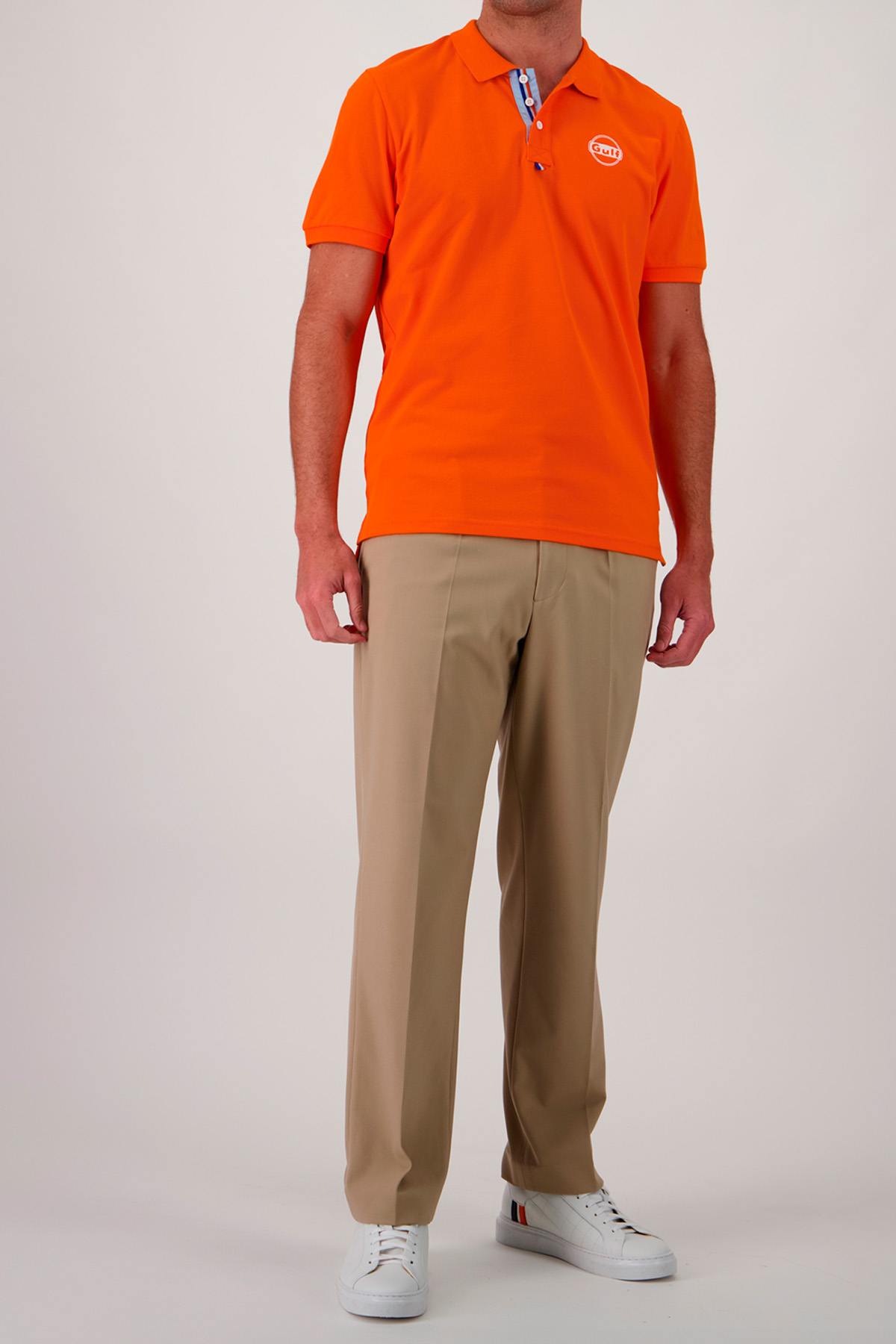 Polo Uomo Gulf POLO GULF POM08-700 ORANGE — vista 3