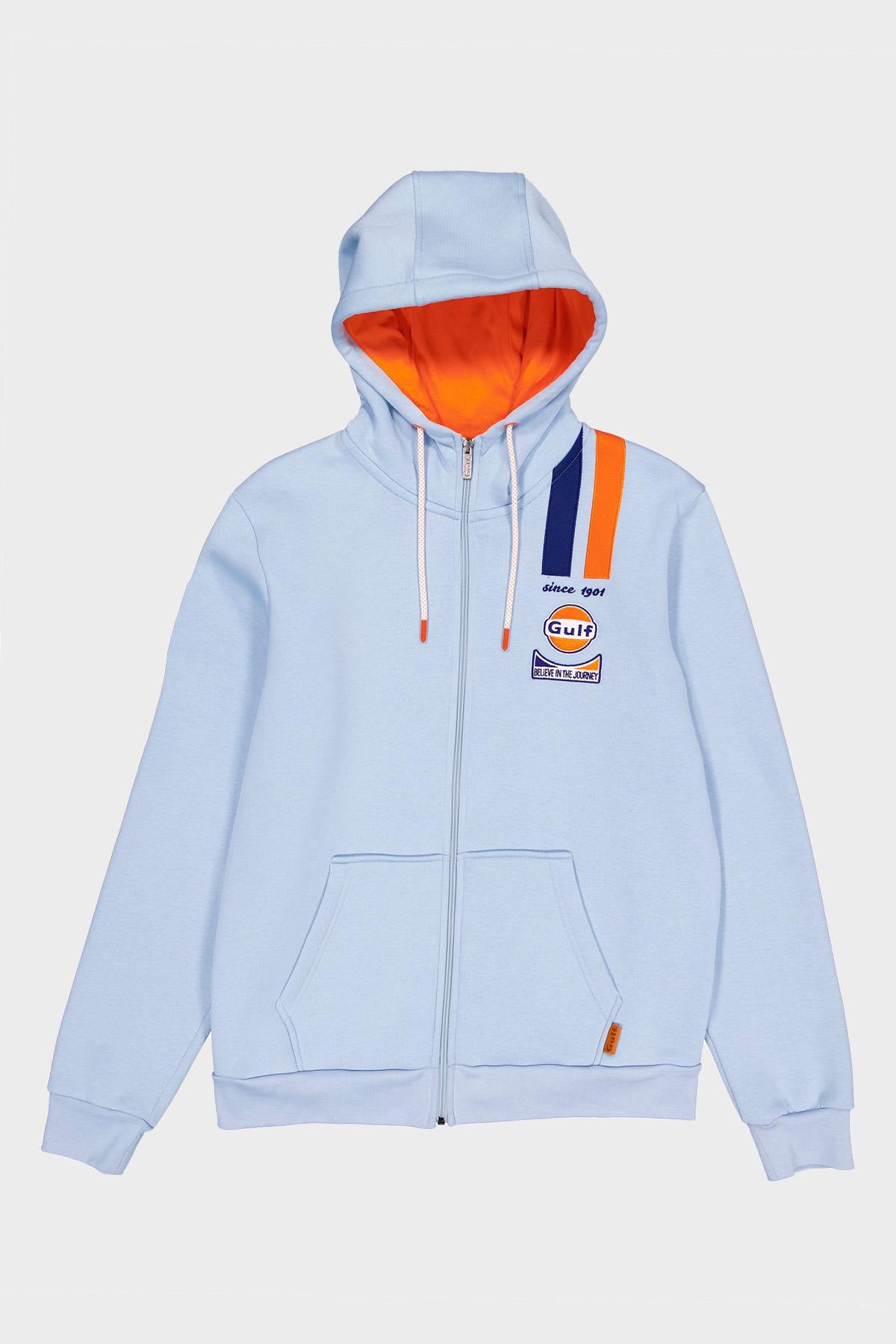 Herren Pullover/sweatshirt Gulf SWEATSHIRT GULF SSM03-125 LIGHT BLUE — Ansicht 4