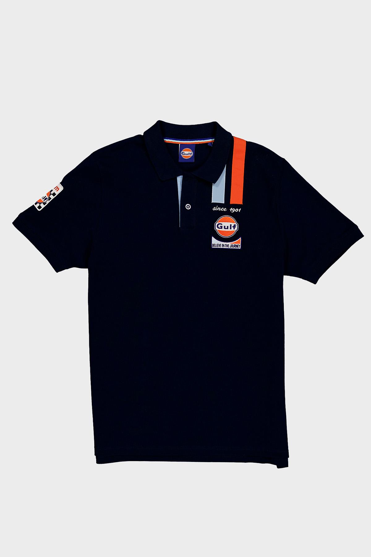 Polo Uomo Gulf POLO GULF POM03-100 MARINE — vista 5