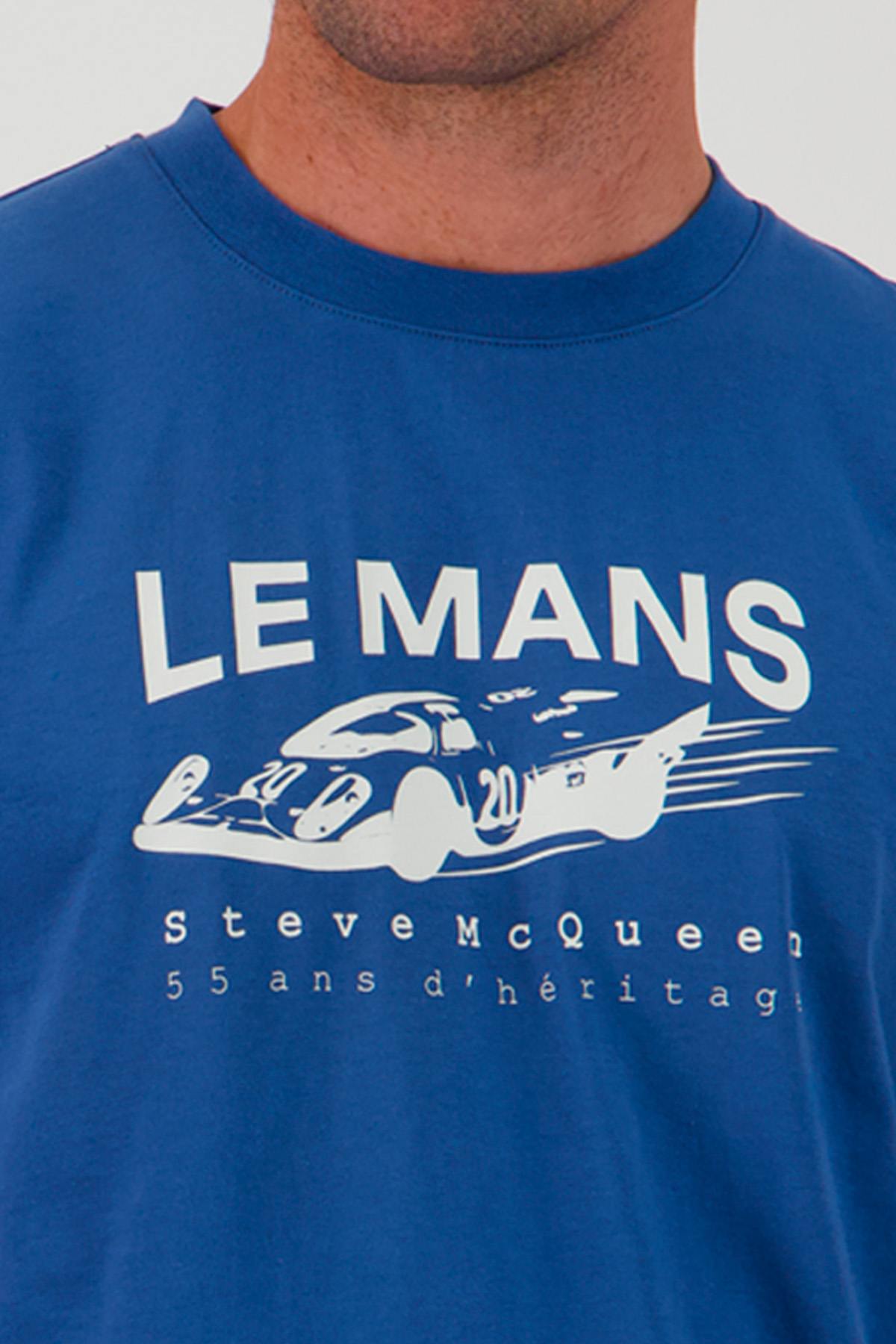 Herren T-shirt Steve Mcqueen TEE SHIRT SMQ TSM08-115 OCEAN — Ansicht 2