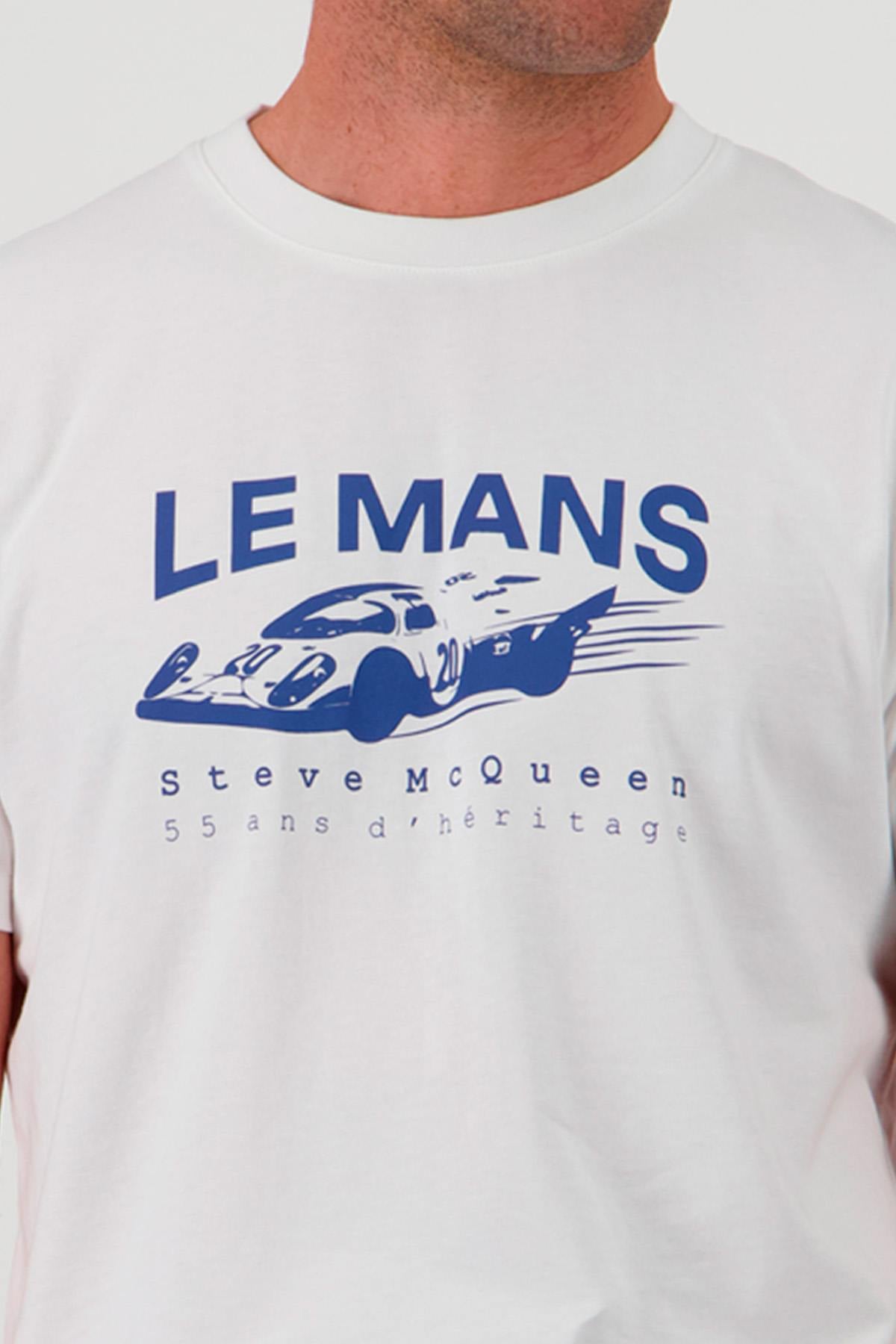 Herren T-shirt Steve Mcqueen TEE SHIRT SMQ TSM08-002 OFF WHITE — Ansicht 2