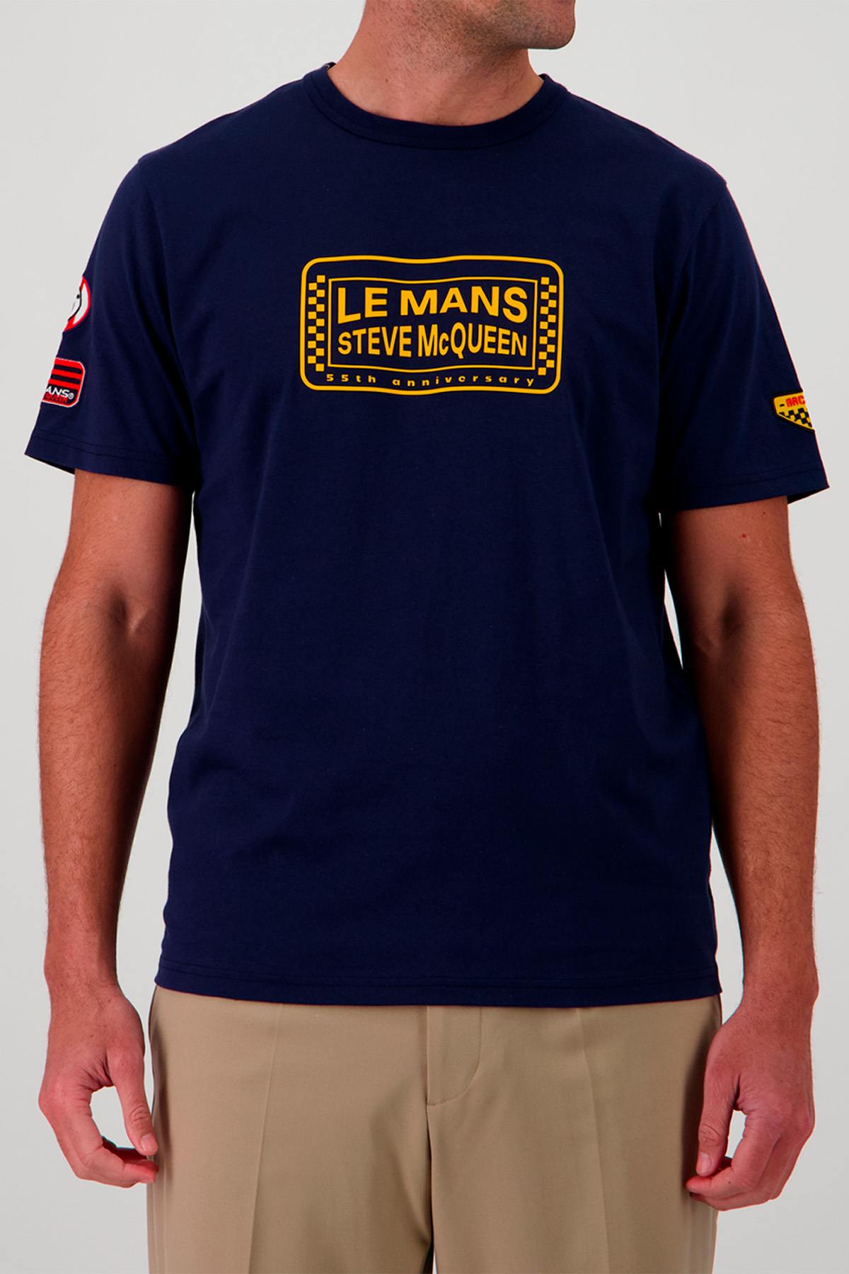 T-shirt Uomo Steve Mcqueen TEE SHIRT SMQ TSM03-100 NAVY — vista 1