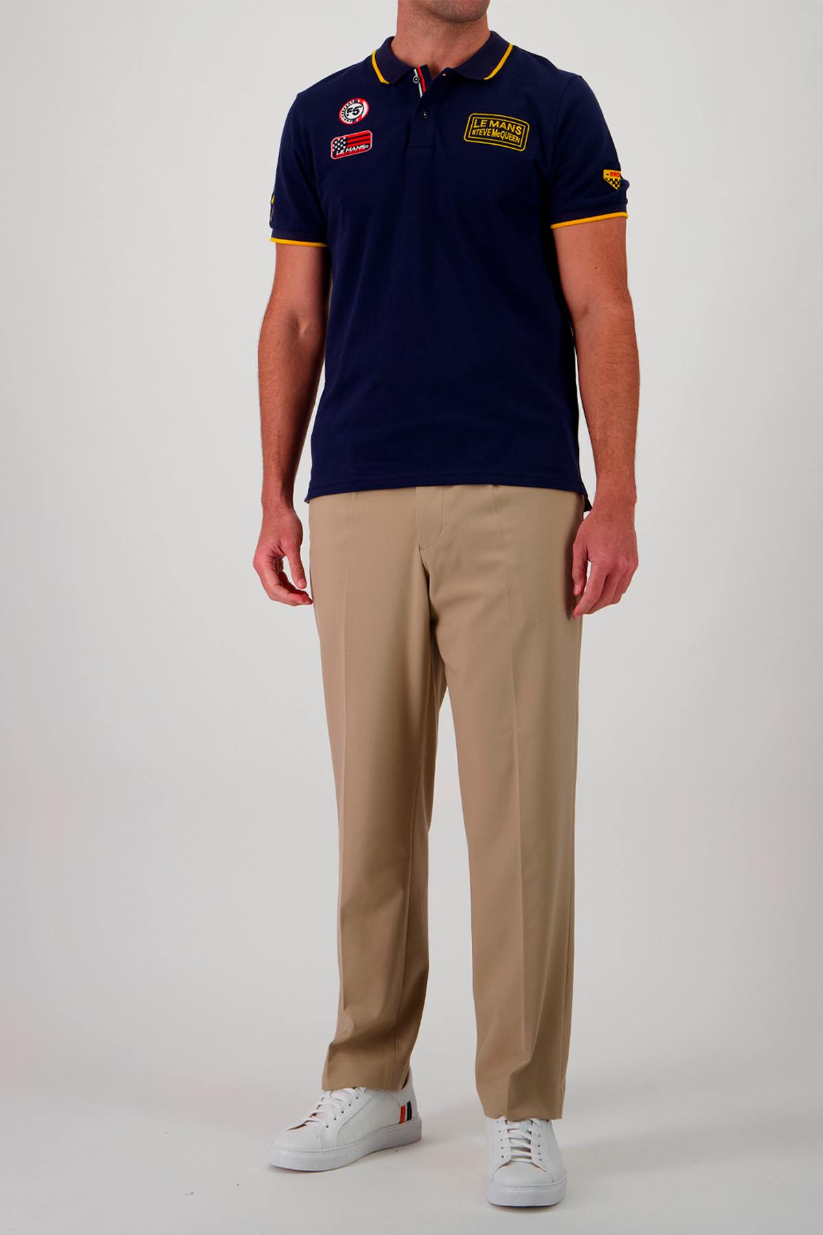 Polo Uomo Steve Mcqueen POLO SMQ POM03-100 NAVY — vista 2