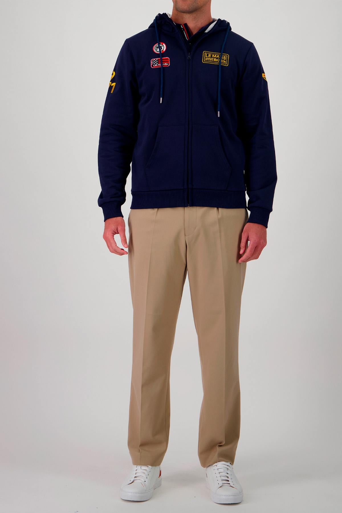 Herren Pullover/sweatshirt Steve Mcqueen SWEATSHIRT SMQ SSM03-100 NAVY  — Ansicht 2