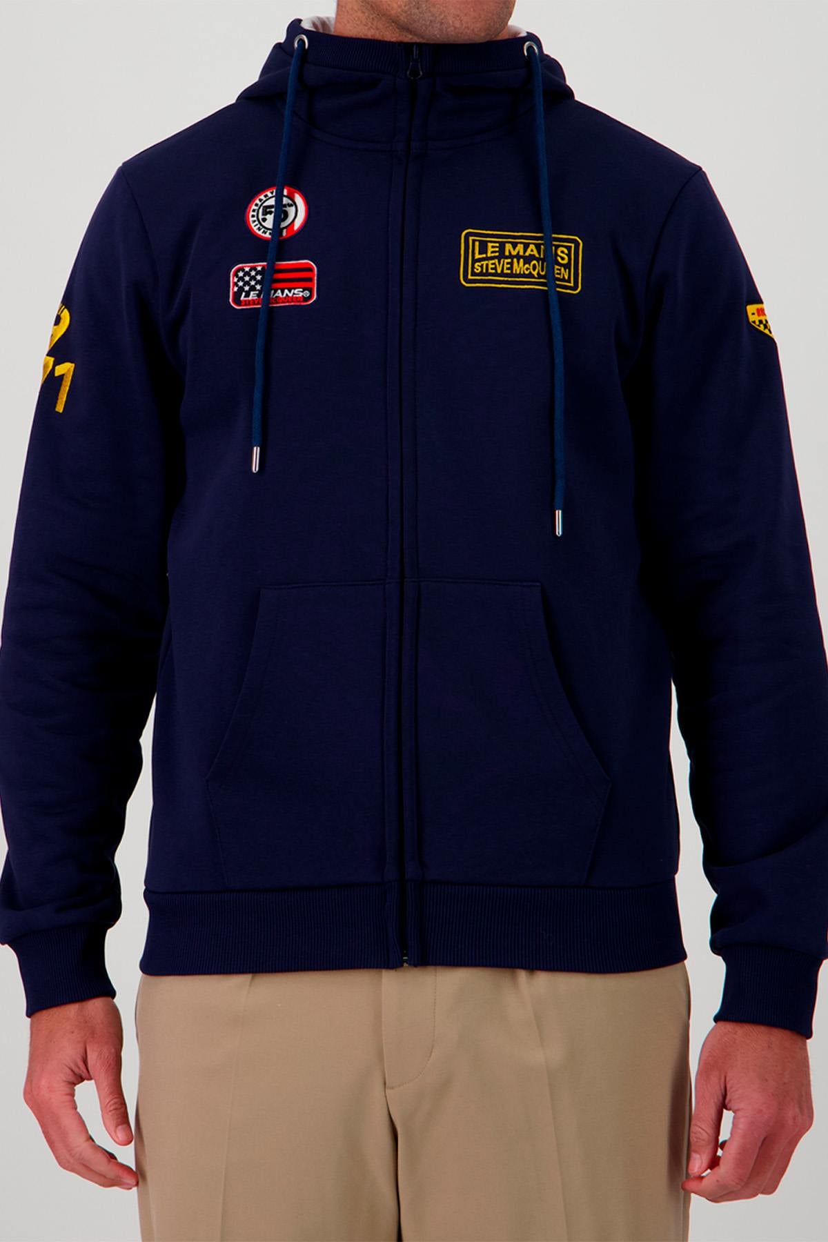 Herren Pullover/sweatshirt Steve Mcqueen SWEATSHIRT SMQ SSM03-100 NAVY  — Ansicht 1