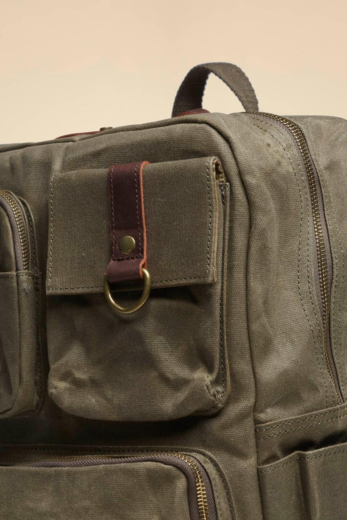 Borse Uomo Aeronautica Militare BO1181UCT04315 57631 KHAKI — vista 4