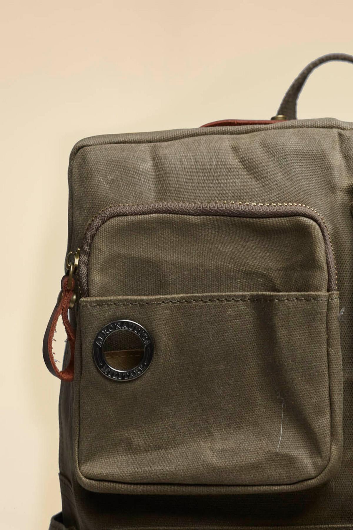 Borse Uomo Aeronautica Militare BO1181UCT04315 57631 KHAKI — vista 5