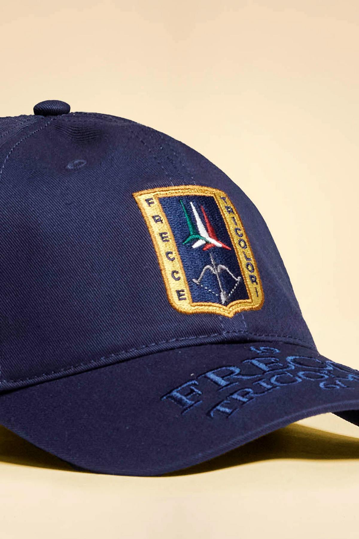 Cappellino Uomo Aeronautica Militare HA1251UCT02261 08184 BLU NAVY — vista 2