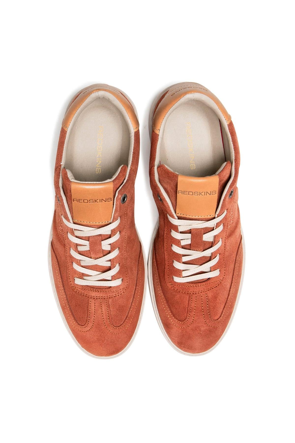 Scarpe Da Ginnastica In Pelle Uomo Redskins QUADRA BRIQUE — vista 3