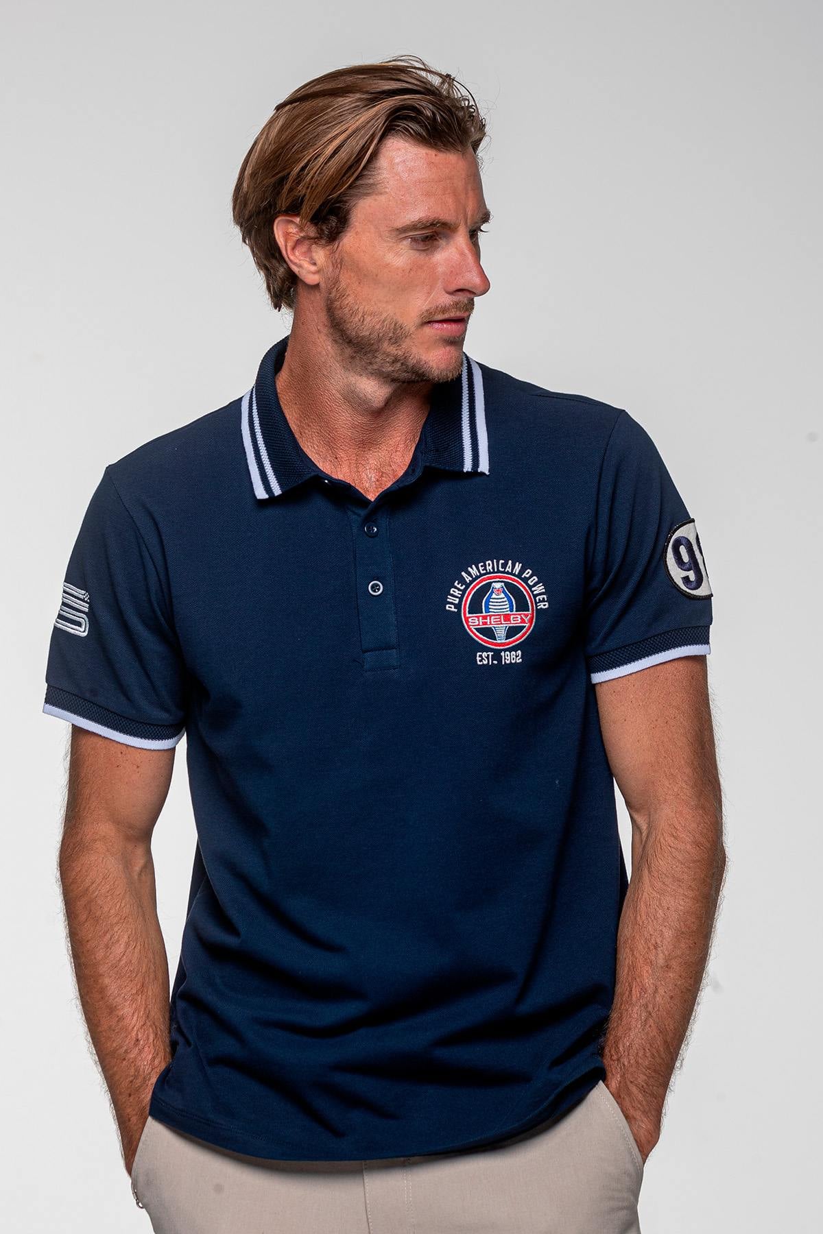 Polo Hombre Carroll Shelby POLO FARMER NAVY — vista 4