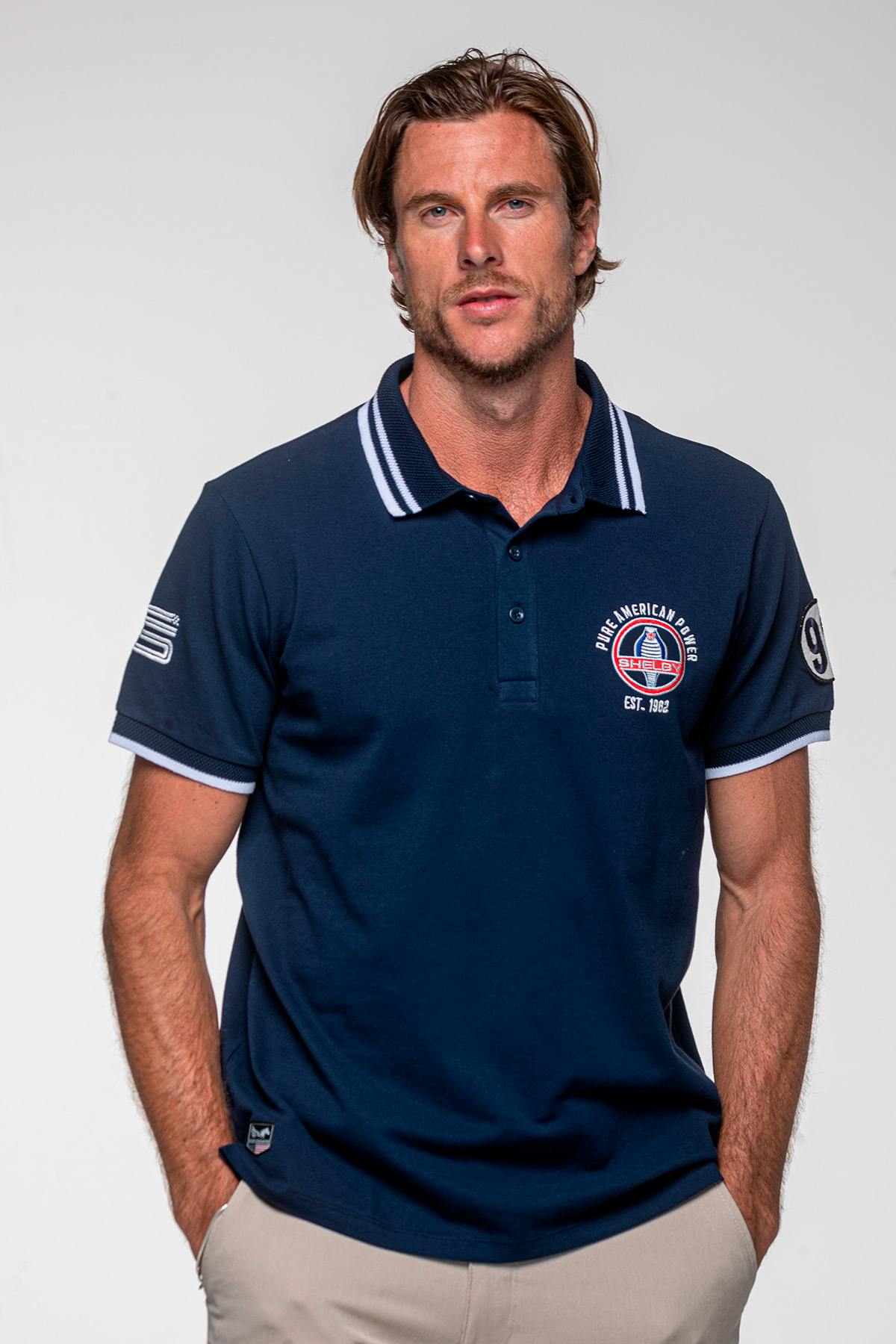 Polo Hombre Carroll Shelby POLO FARMER NAVY — vista 1