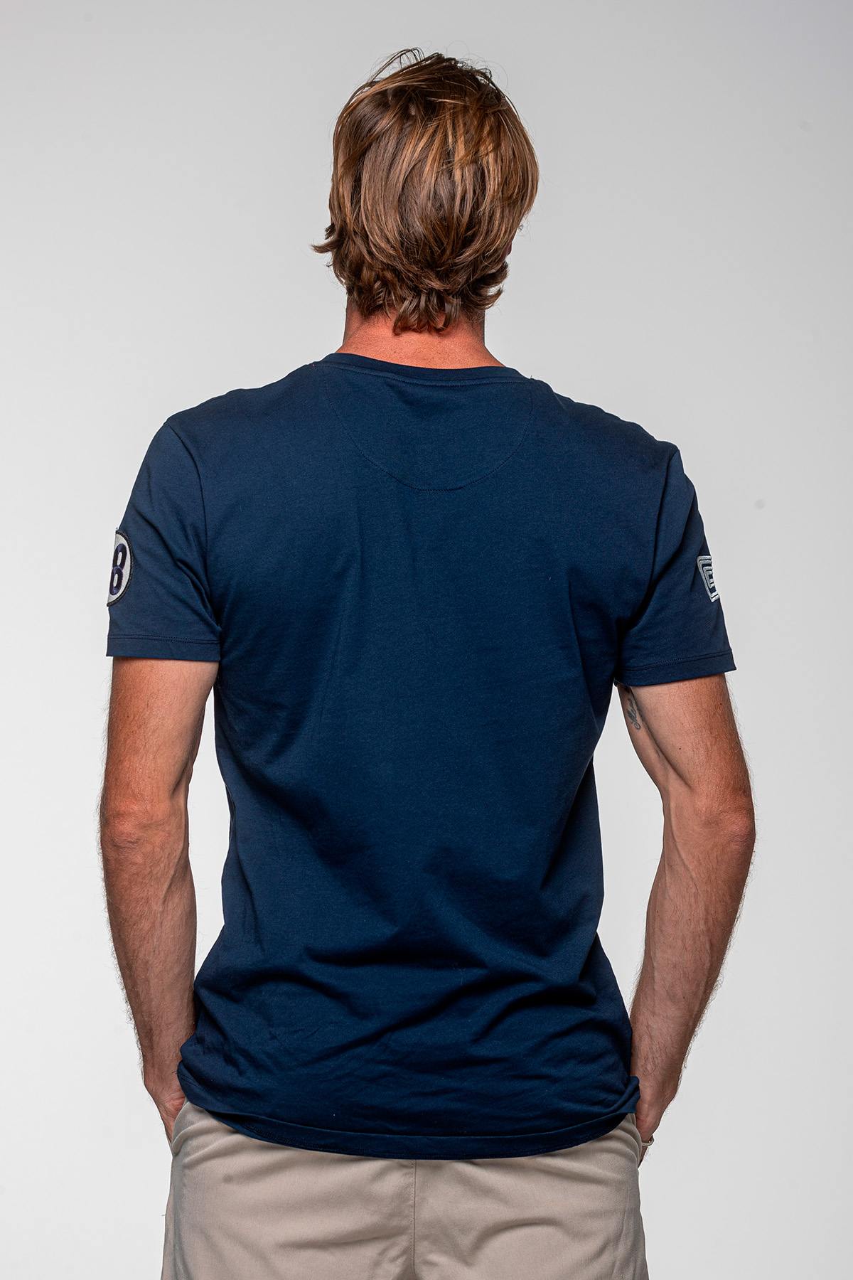 Camiseta Hombre Carroll Shelby TEE SHIRT 427 NAVY  — vista 2