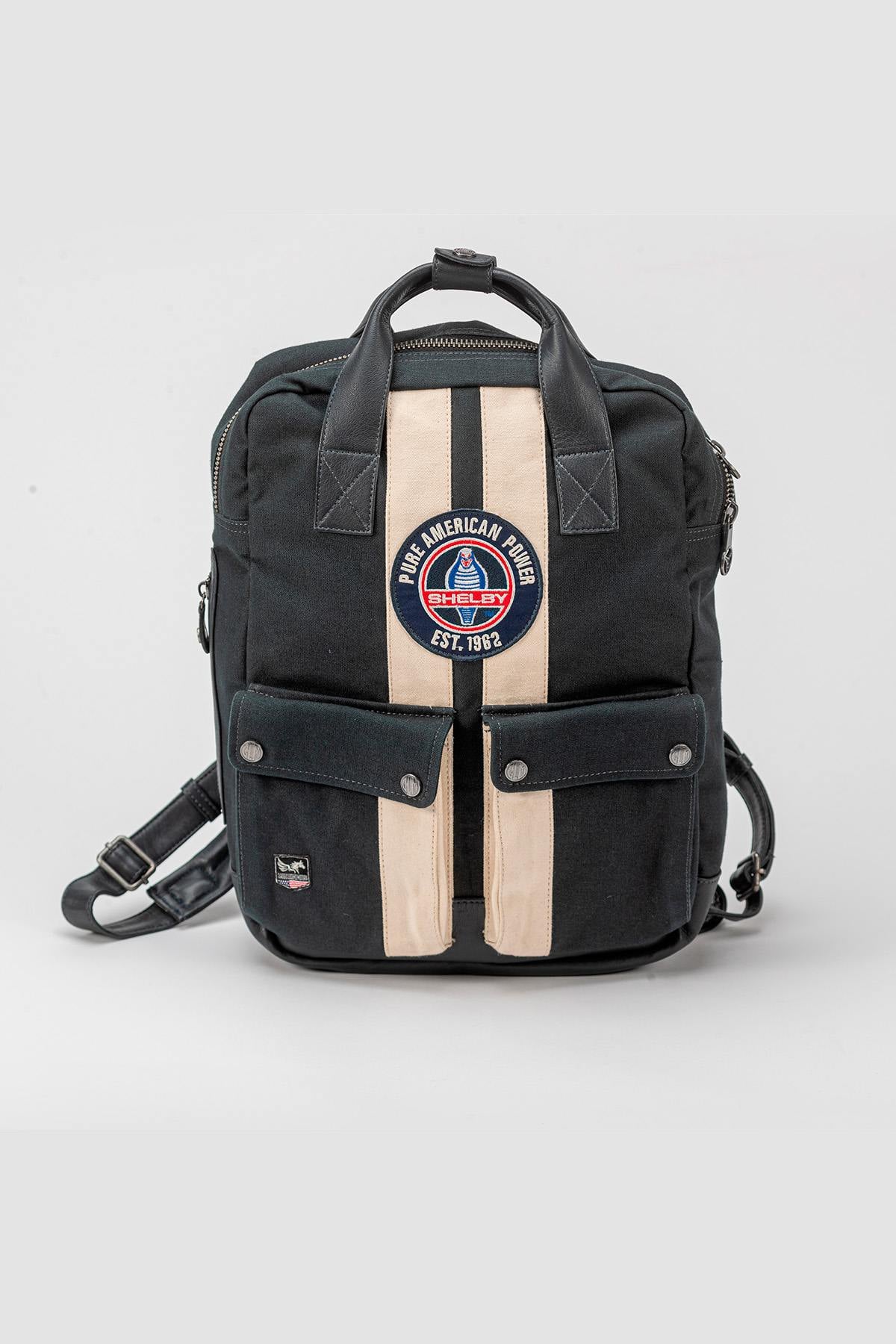 Bolsos Hombre Carroll Shelby GT40 CANVAS BACKPACK NAVY — vista 2