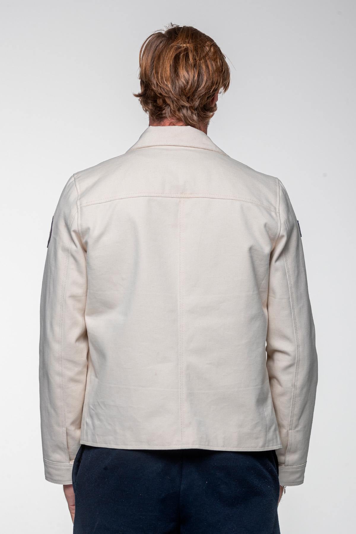 Chaqueta Hombre Carroll Shelby SNAKE ECRU — vista 4