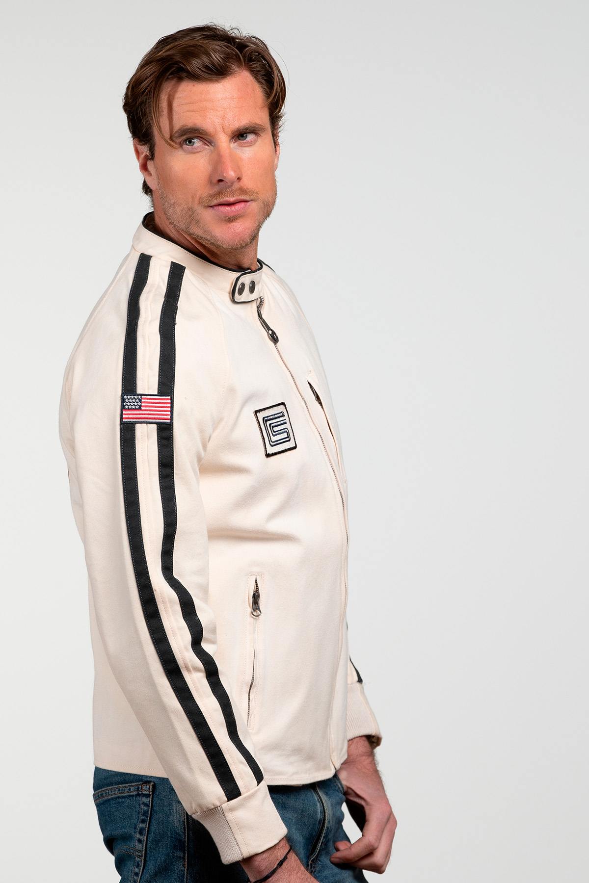 Herren Jacke Carroll Shelby O'SHELL ECRU — Ansicht 3