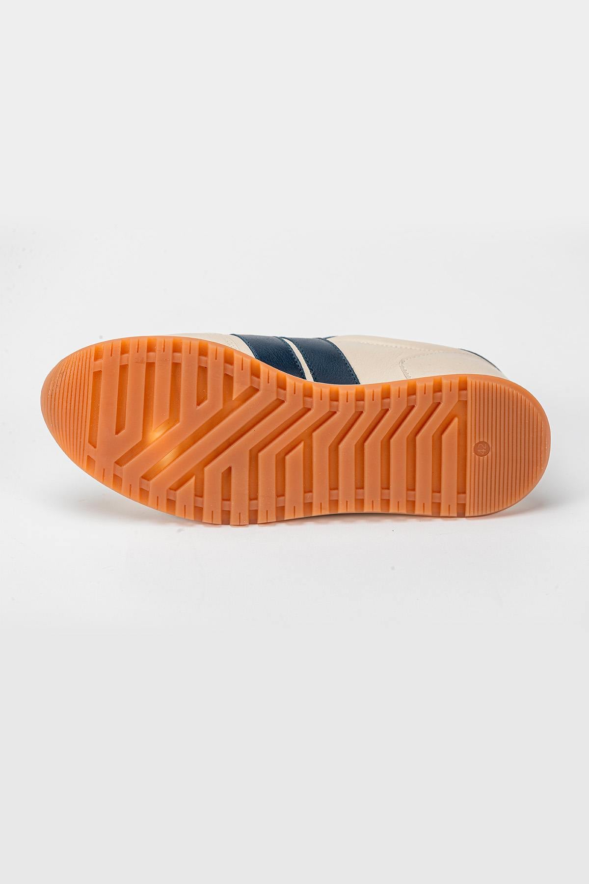 Scarpe Da Ginnastica In Pelle Uomo Carroll Shelby HALL ECRU — vista 6