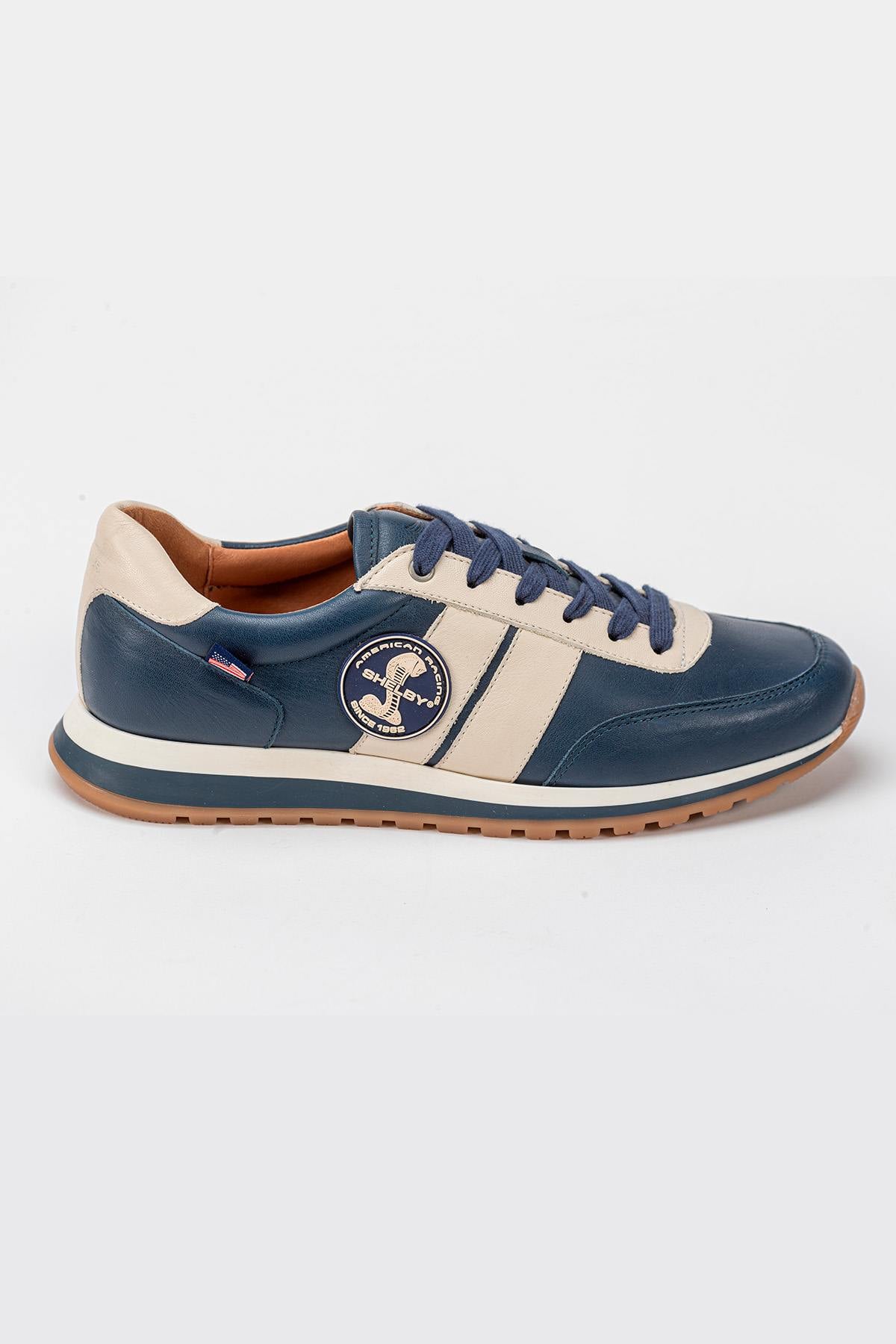 Herren Ledersneakers Carroll Shelby HALL NAVY — Ansicht 2
