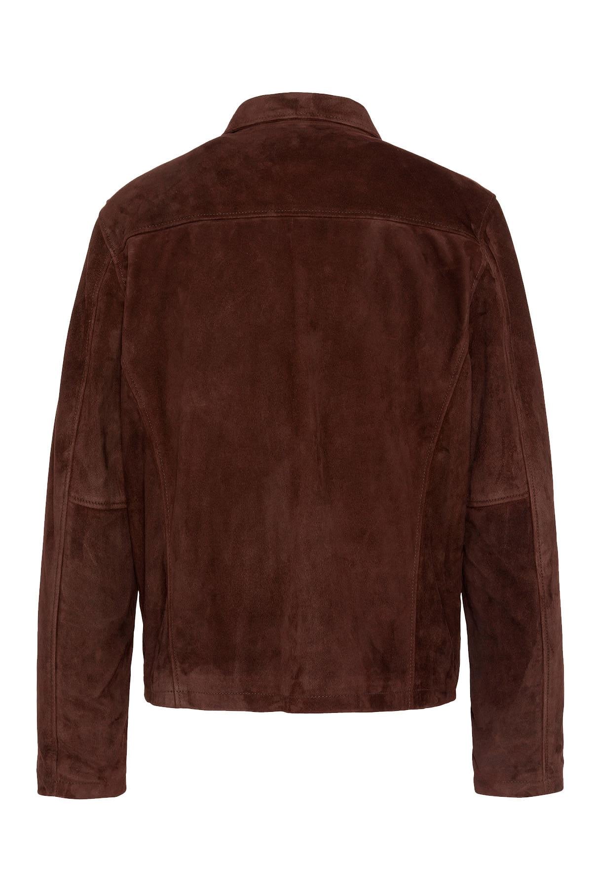 Herren Jacke Schott LCCLASSICS DARK BROWN — Ansicht 9